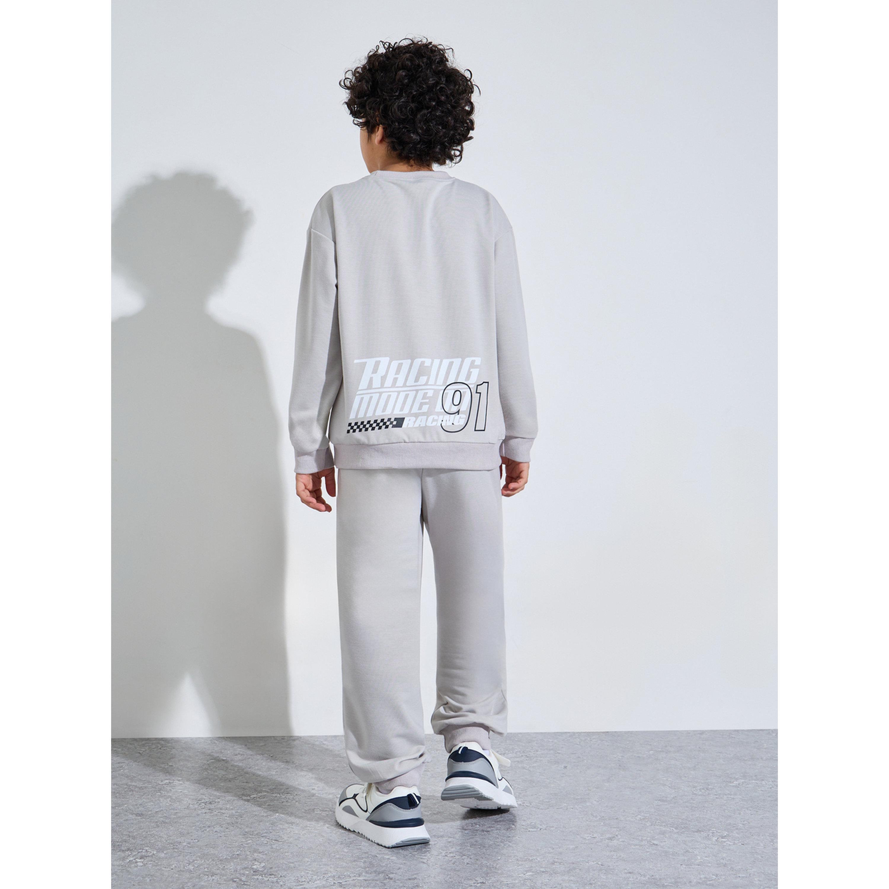 Styli Teen Boys Gray Graphic Print Sweatshirt and Joggers Set-boys-clothing-setsandcoords-image-3