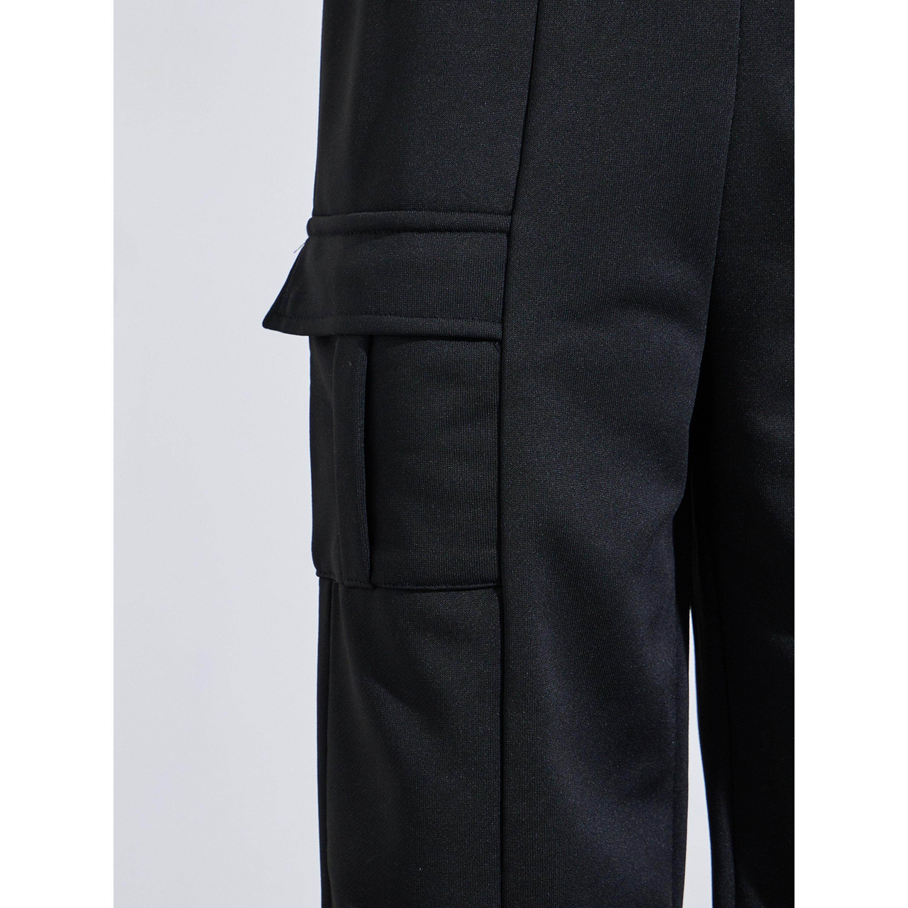 Styli Teen Boys Black Full length Cargo Pants-boys-clothing-bottoms-joggersandtrackpants-image-5