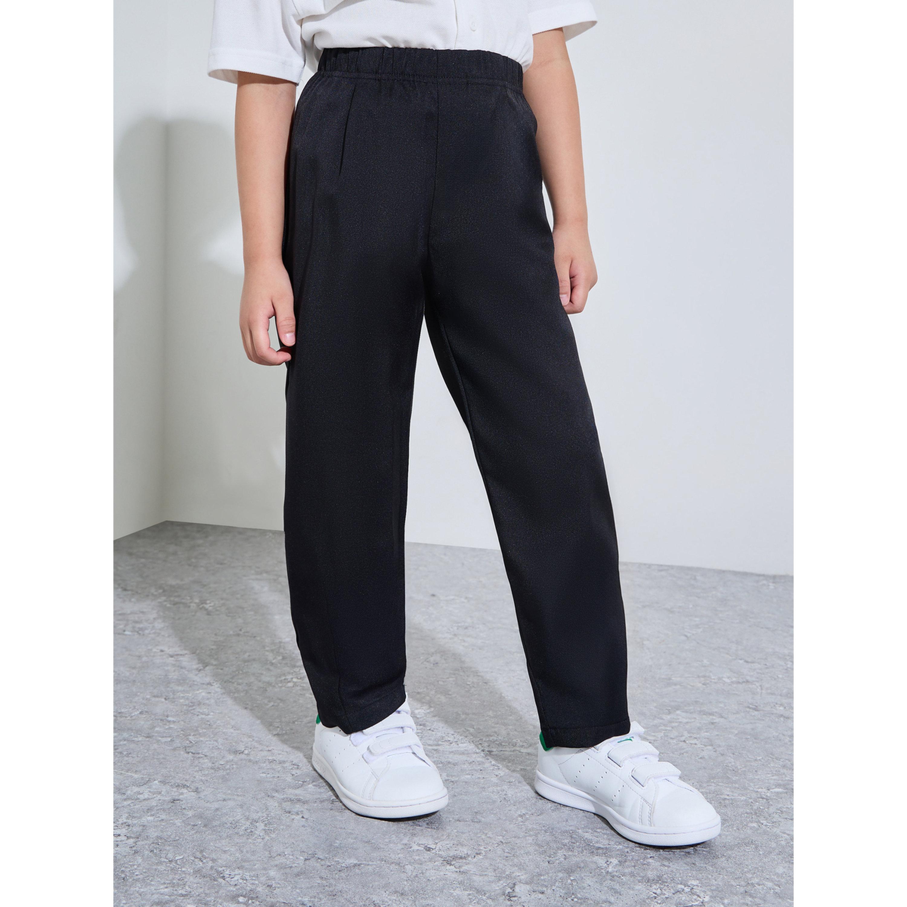 Styli Boys Linen Blend Solid Pants-boys-clothing-bottoms-trousers-image-1