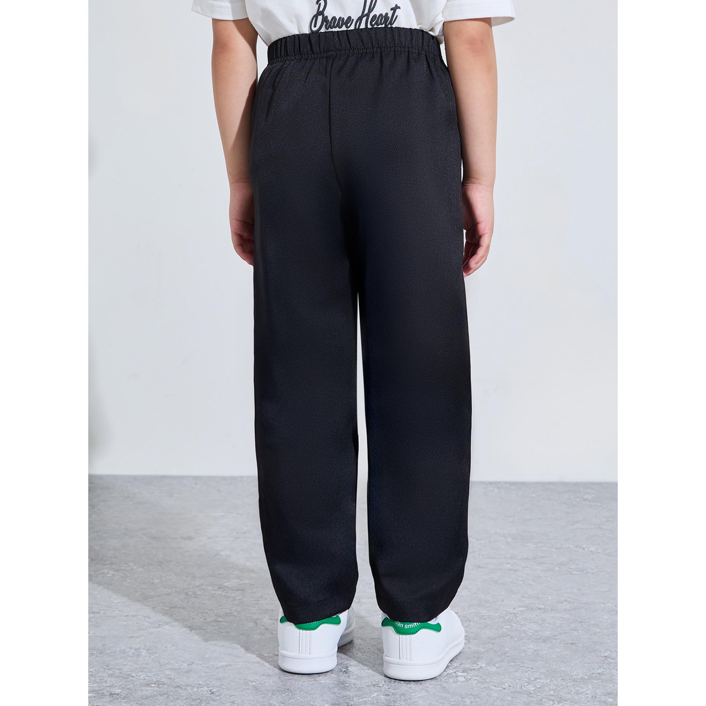 Styli Boys Linen Blend Solid Pants-boys-clothing-bottoms-trousers-image-4