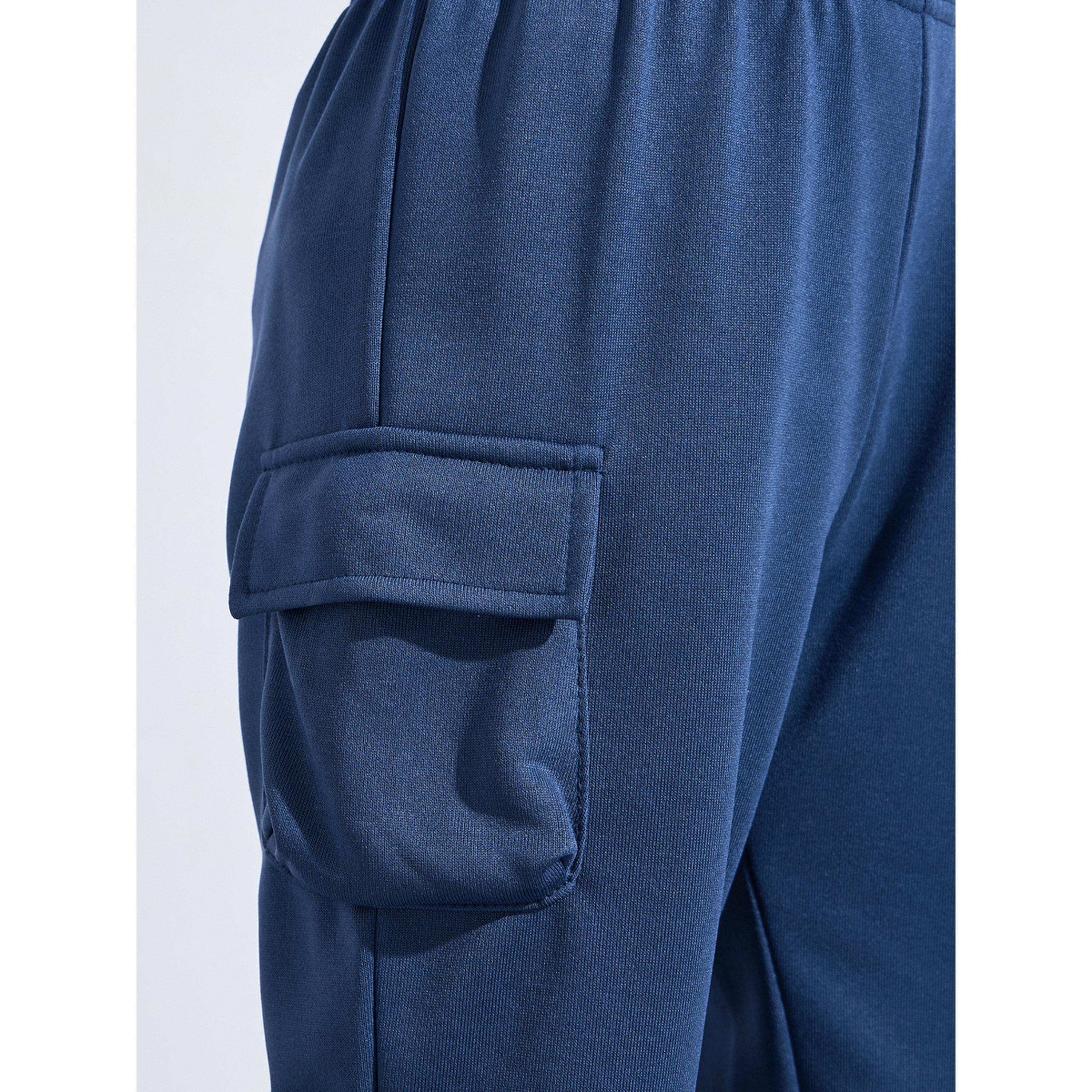 جوغر بجيوب كارجو وحافة مضلعة بلون سادة للأولاد-boys-clothing-bottoms-joggersandtrackpants-image-3