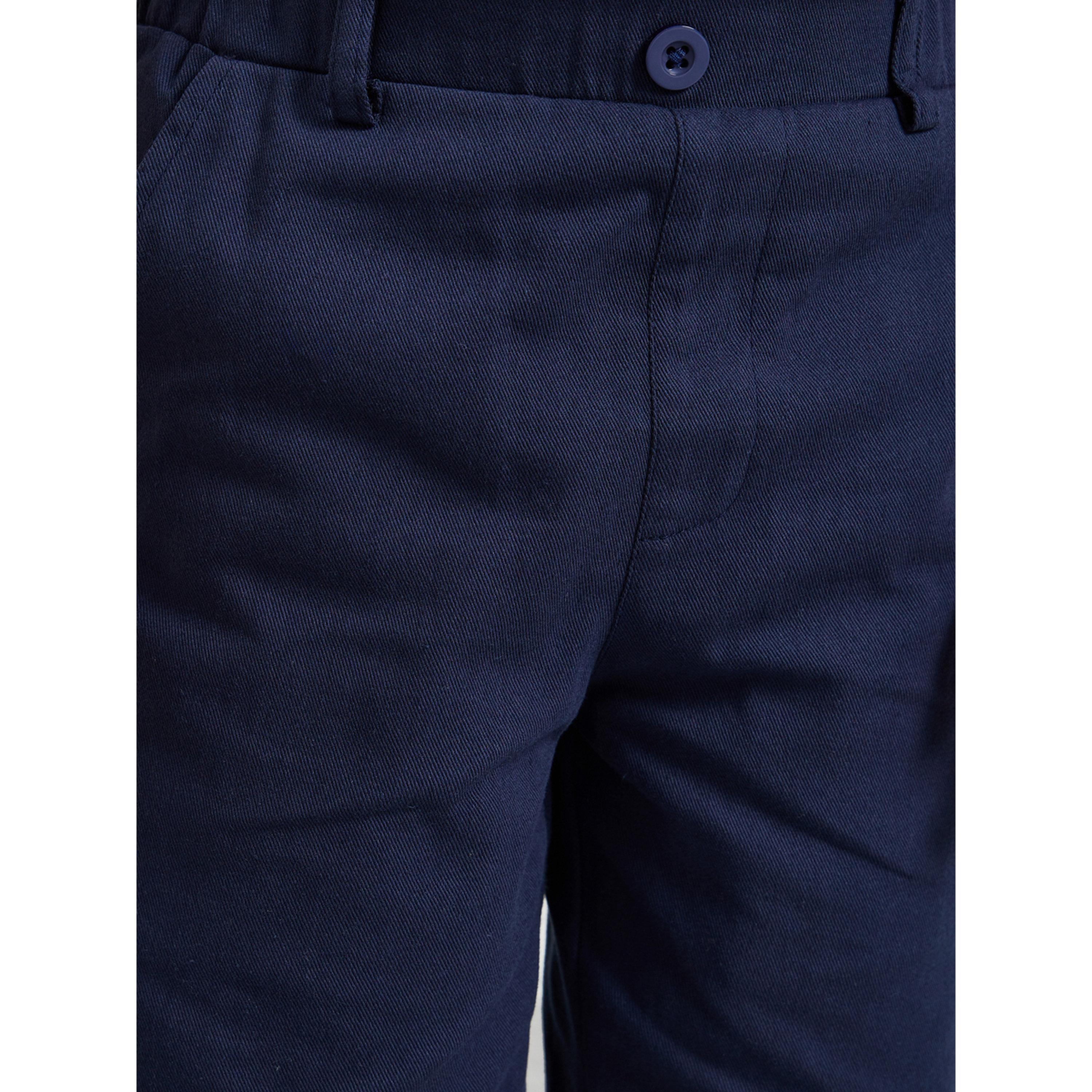 شورت بحزام خصر مطاطي سادة للأولاد-boys-clothing-bottoms-shorts-image-3