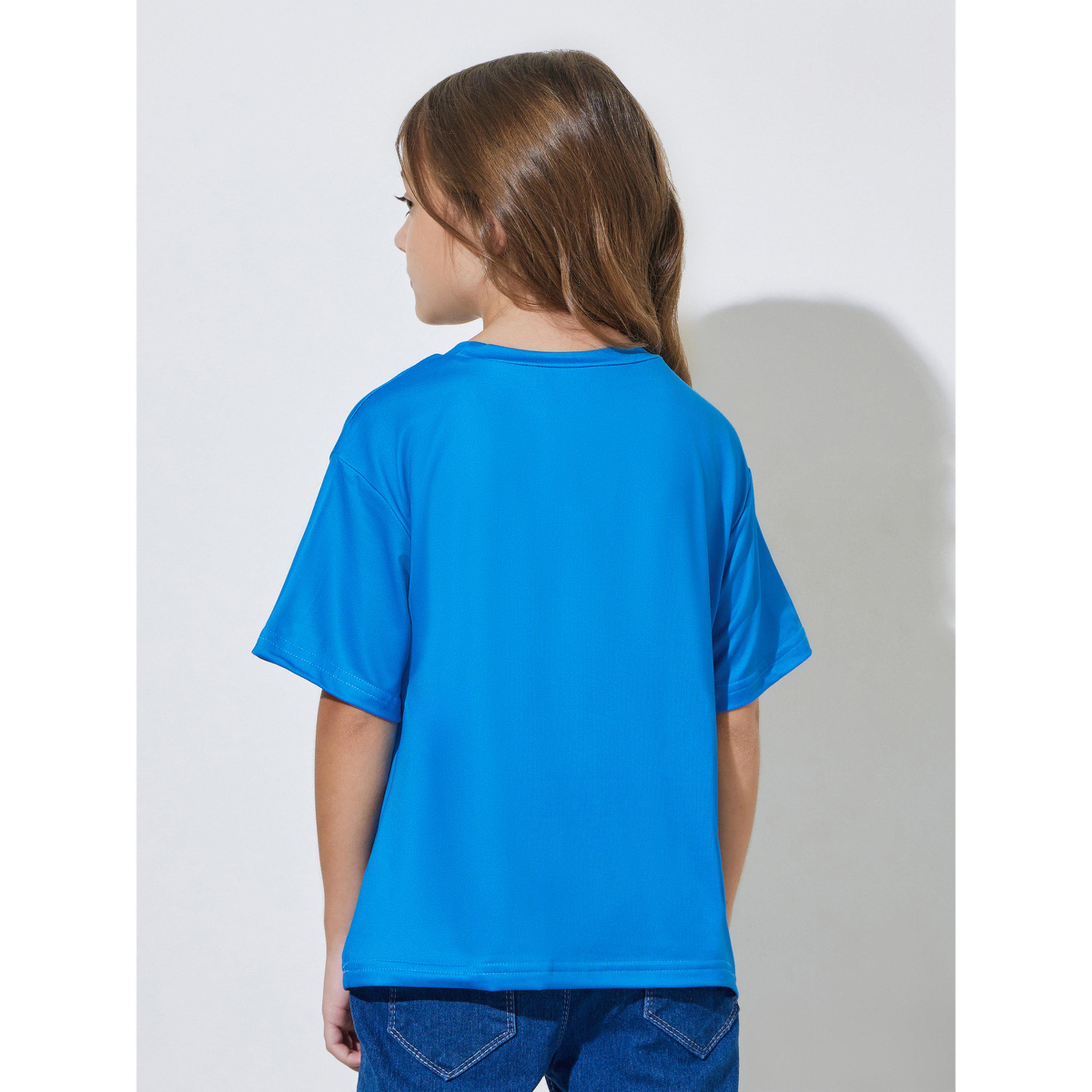 Styli Girls Blue Graphic Print Oversized T-Shirt-girls-clothing-tshirts-image-4