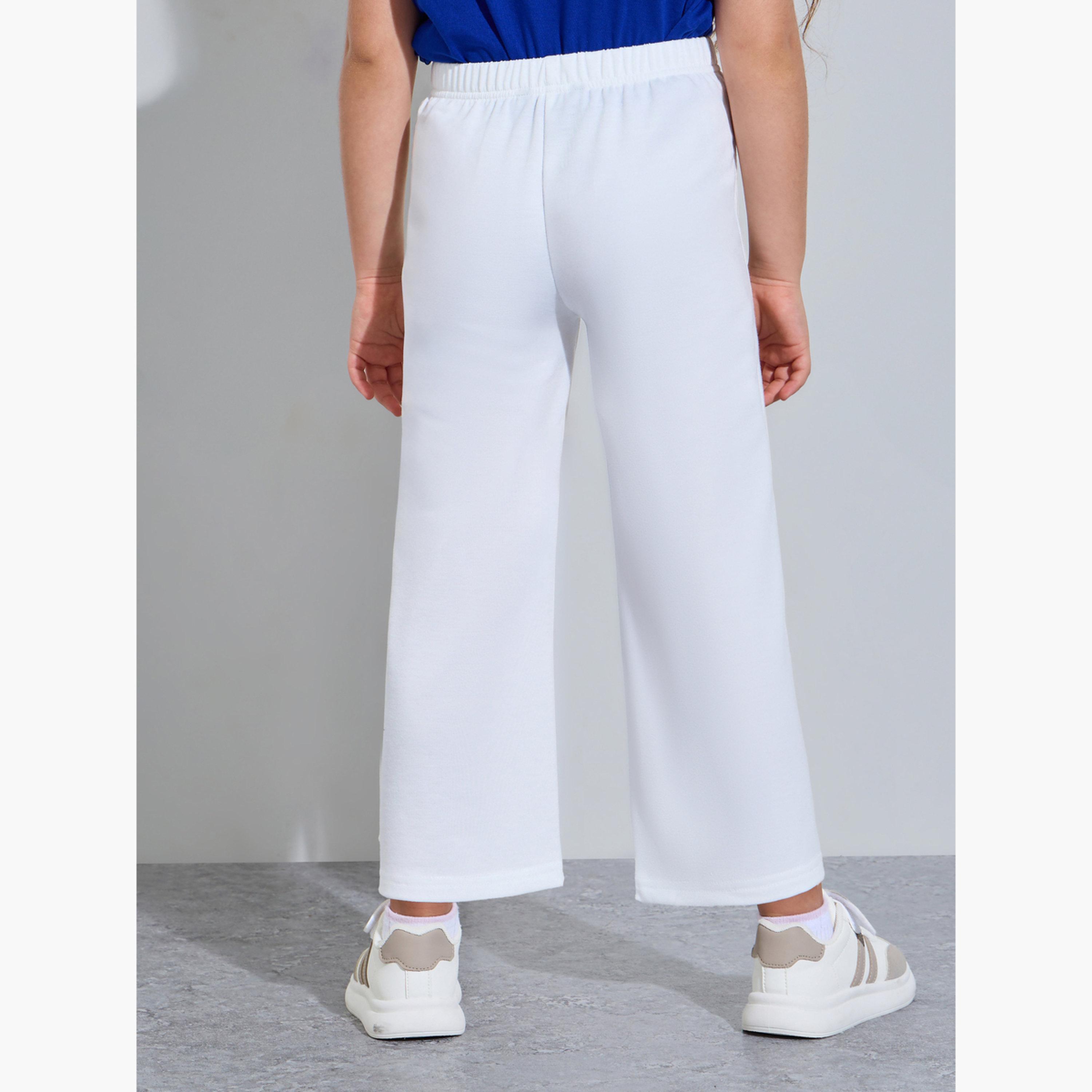 Styli Girls Off-White Graphic Print Wide Leg Jogger Pants-girls-clothing-bottoms-joggersandtrackpants-image-4