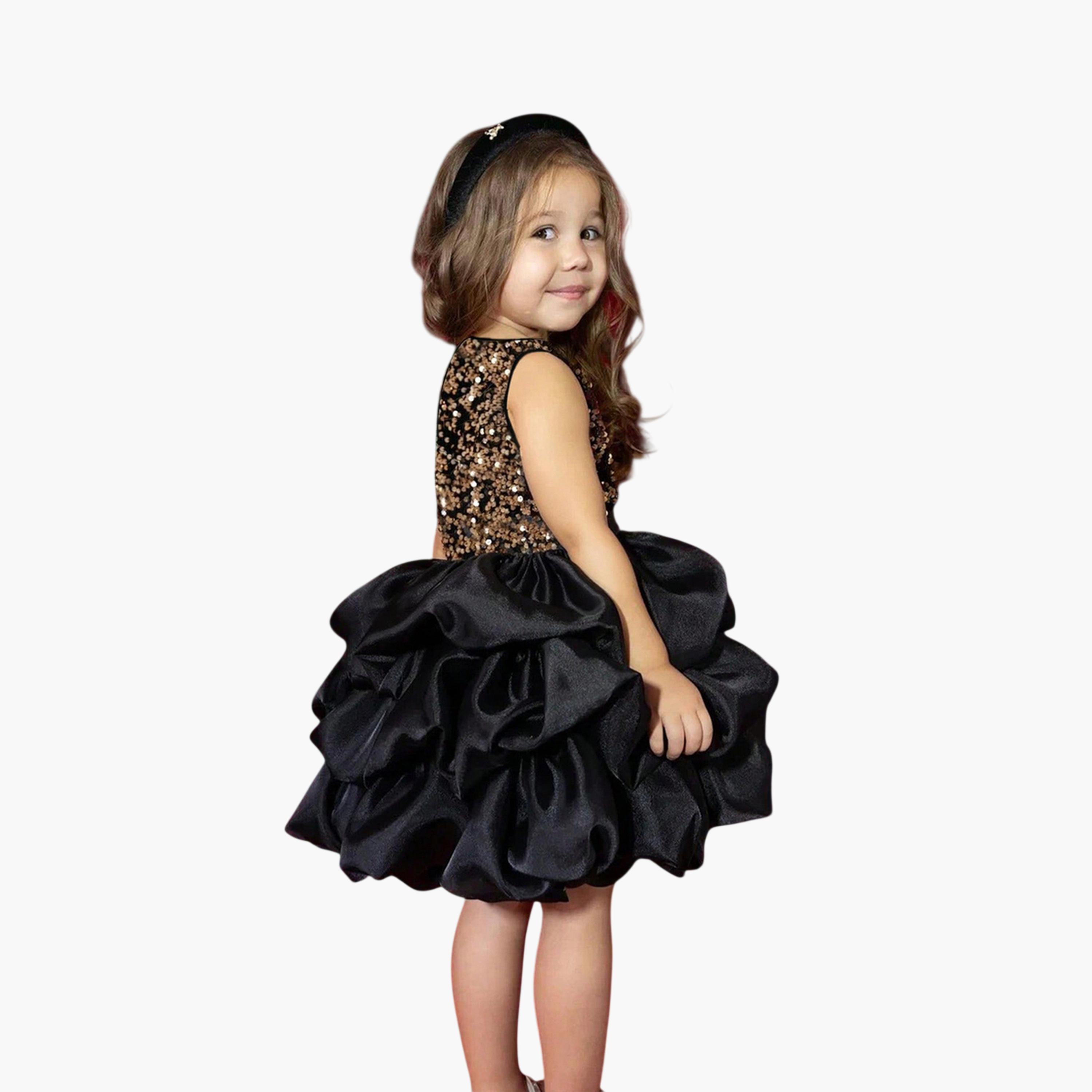 فستان أسود بحافة واسعة بطول الركبة-girls-clothing-dressesandjumpsuits-image-3