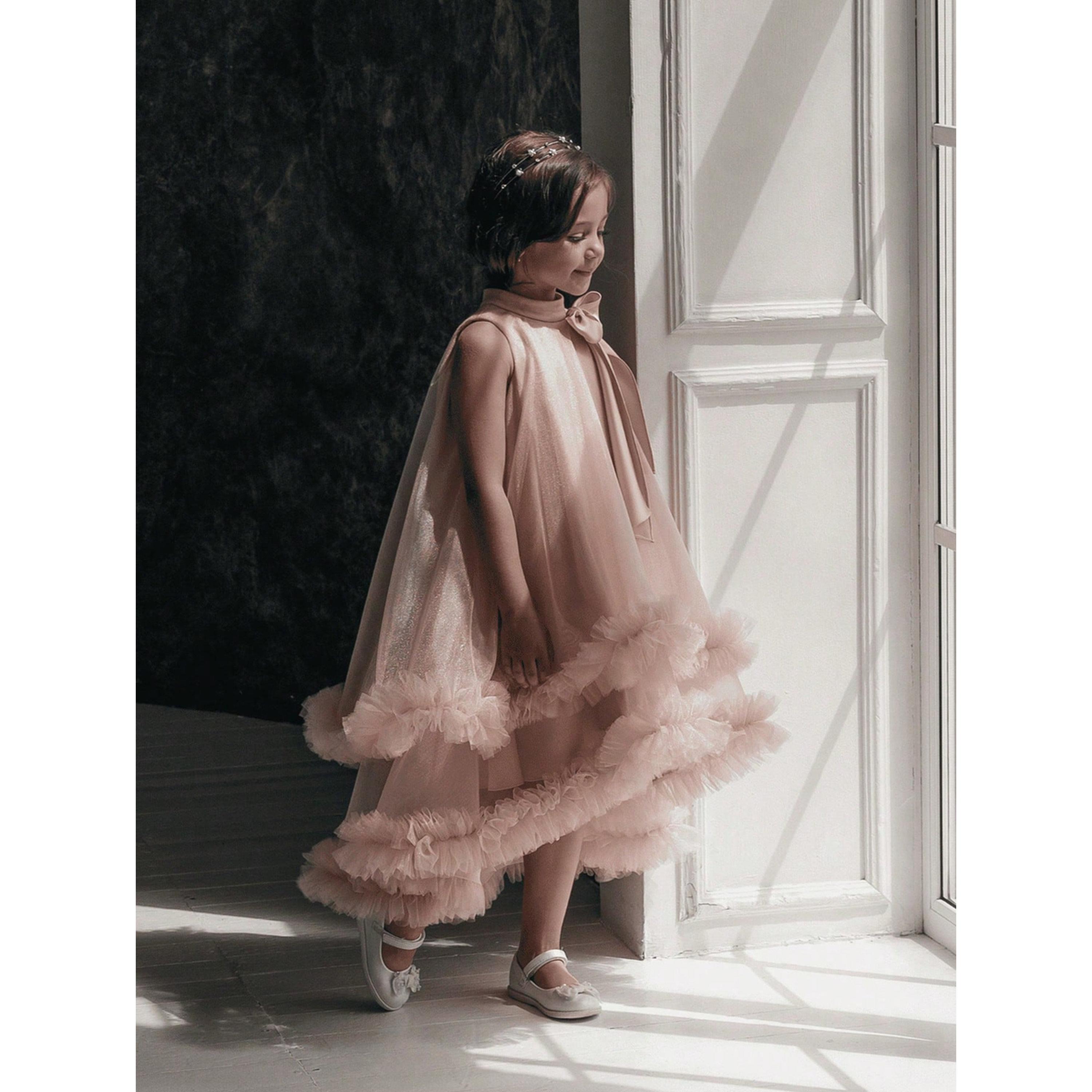 Take Two Girls Pink A-Line Knee-Length Ruffle Dress-girls-clothing-dressesandjumpsuits-image-5