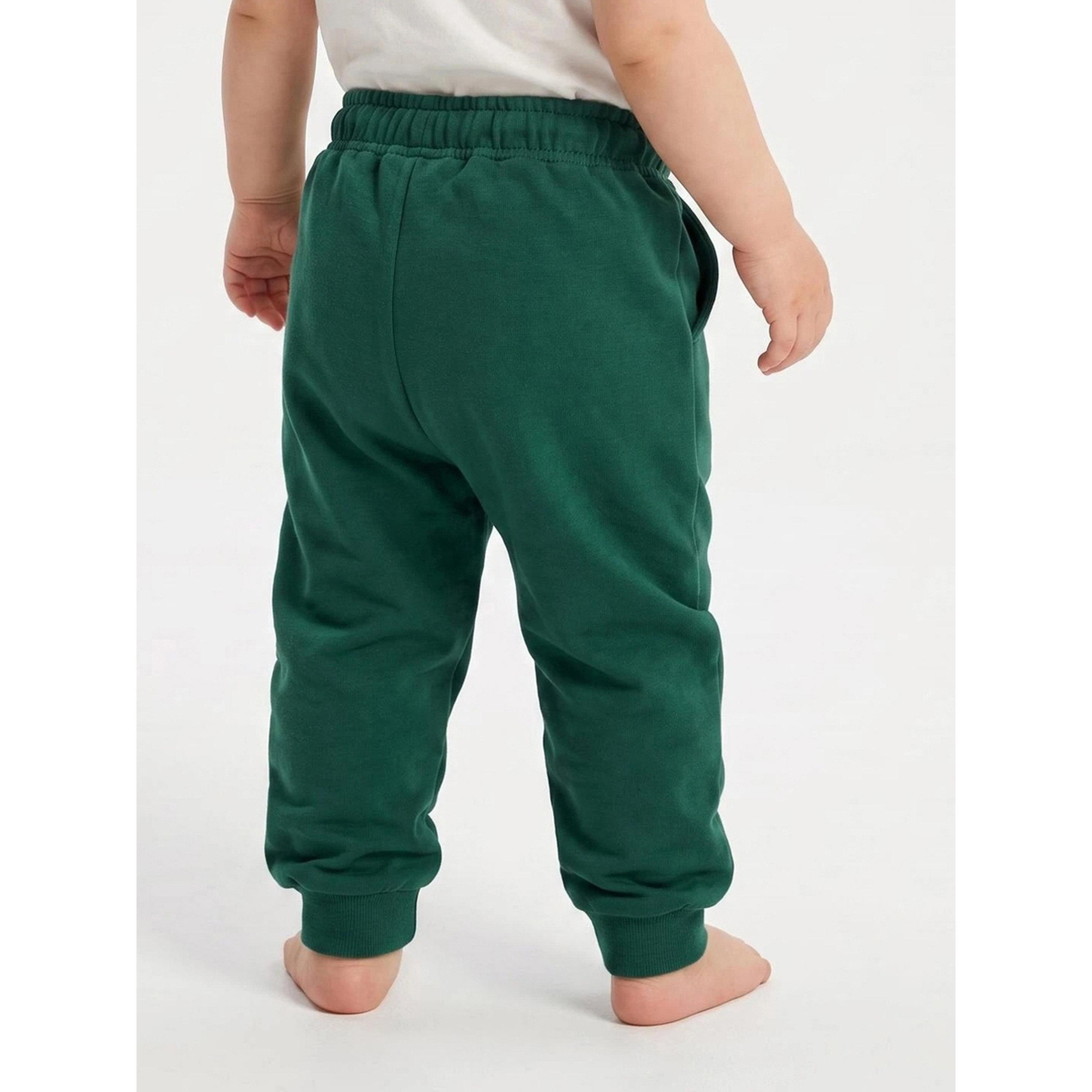 Styli Baby Boy Green Graphic Print Cuffed Hem Joggers-boys-clothing-bottoms-joggersandtrackpants-image-4