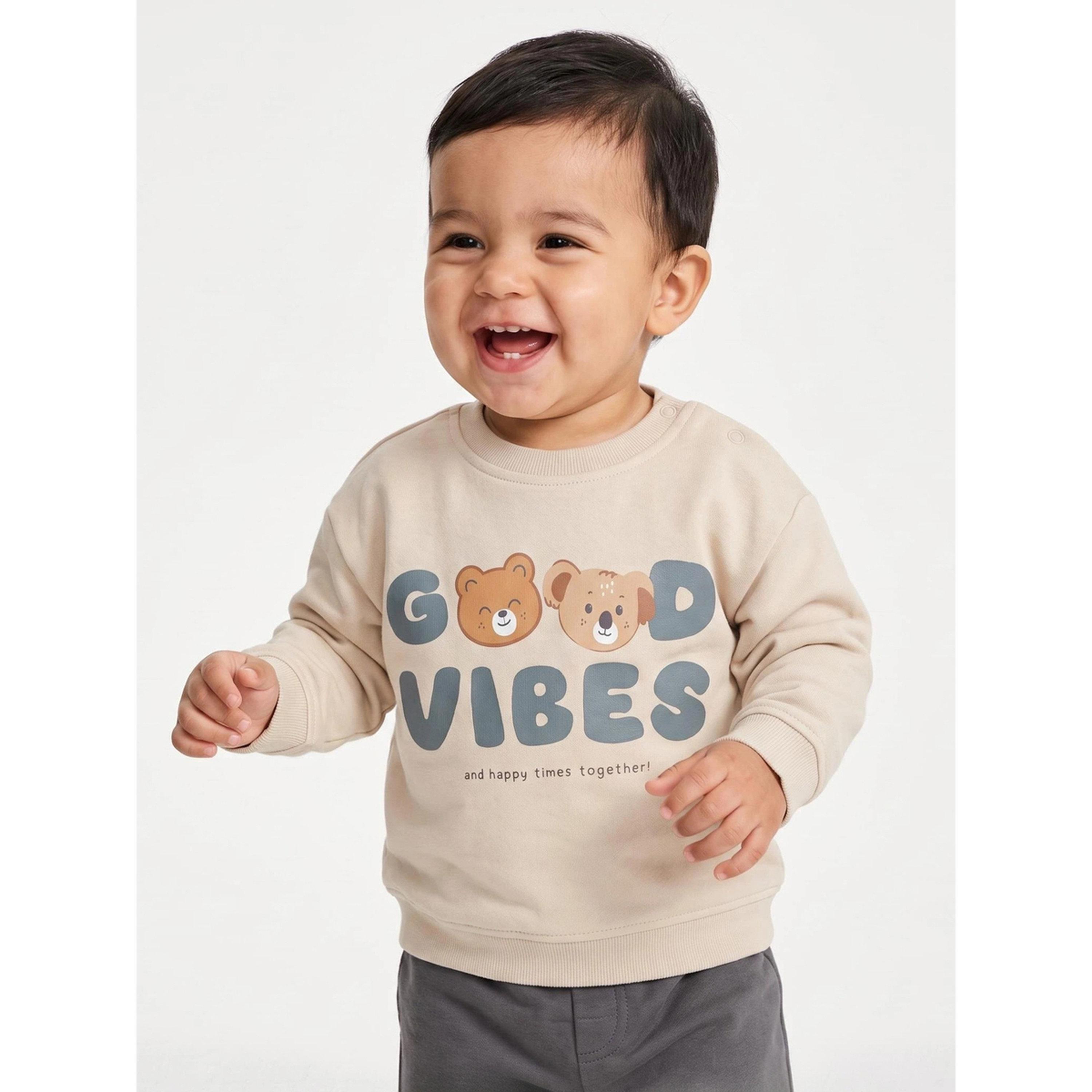سويت شيرت بقصة عادية وأكمام طويلة للأولاد الصغار-boys-clothing-sweatshirts-image-1
