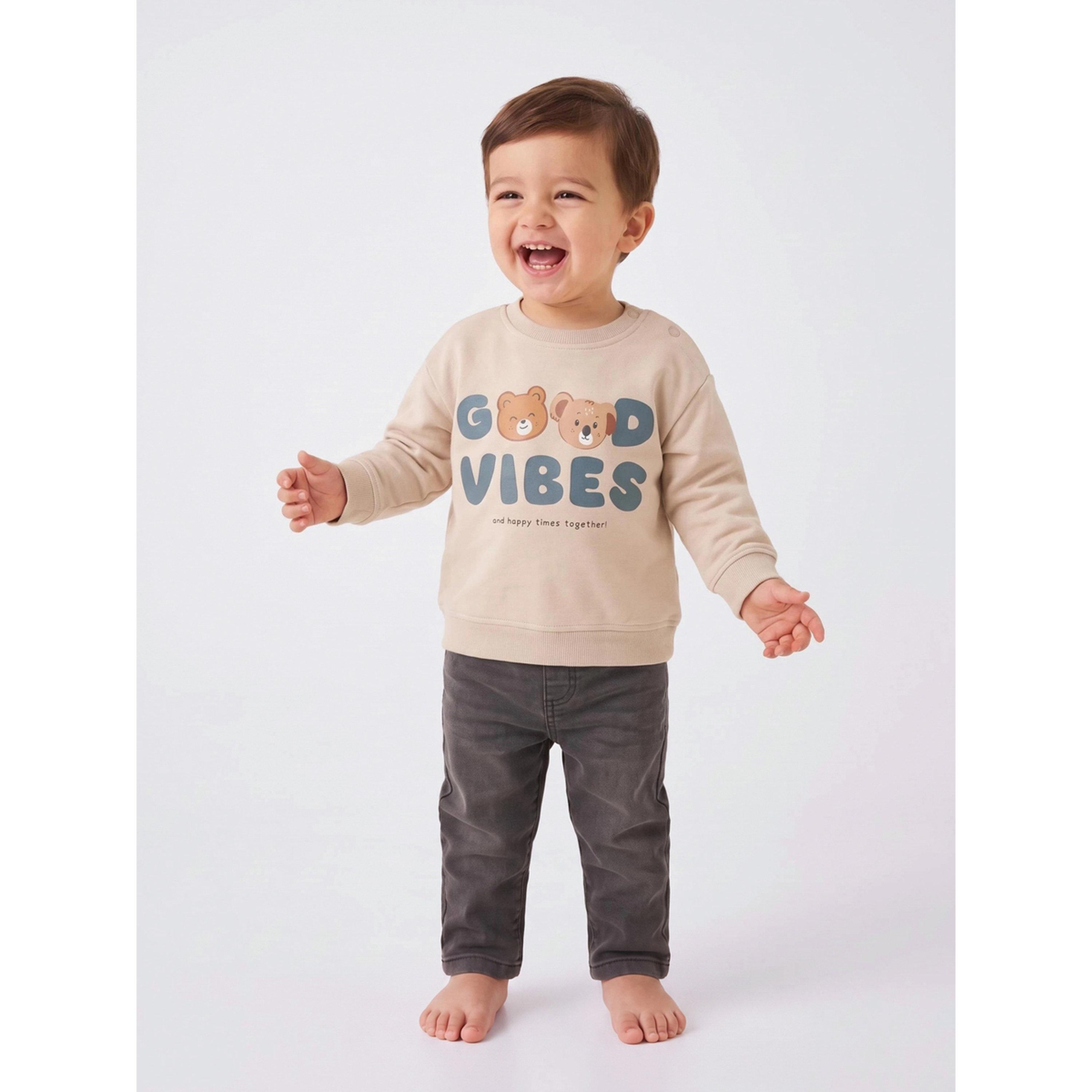 سويت شيرت بقصة عادية وأكمام طويلة للأولاد الصغار-boys-clothing-sweatshirts-image-2