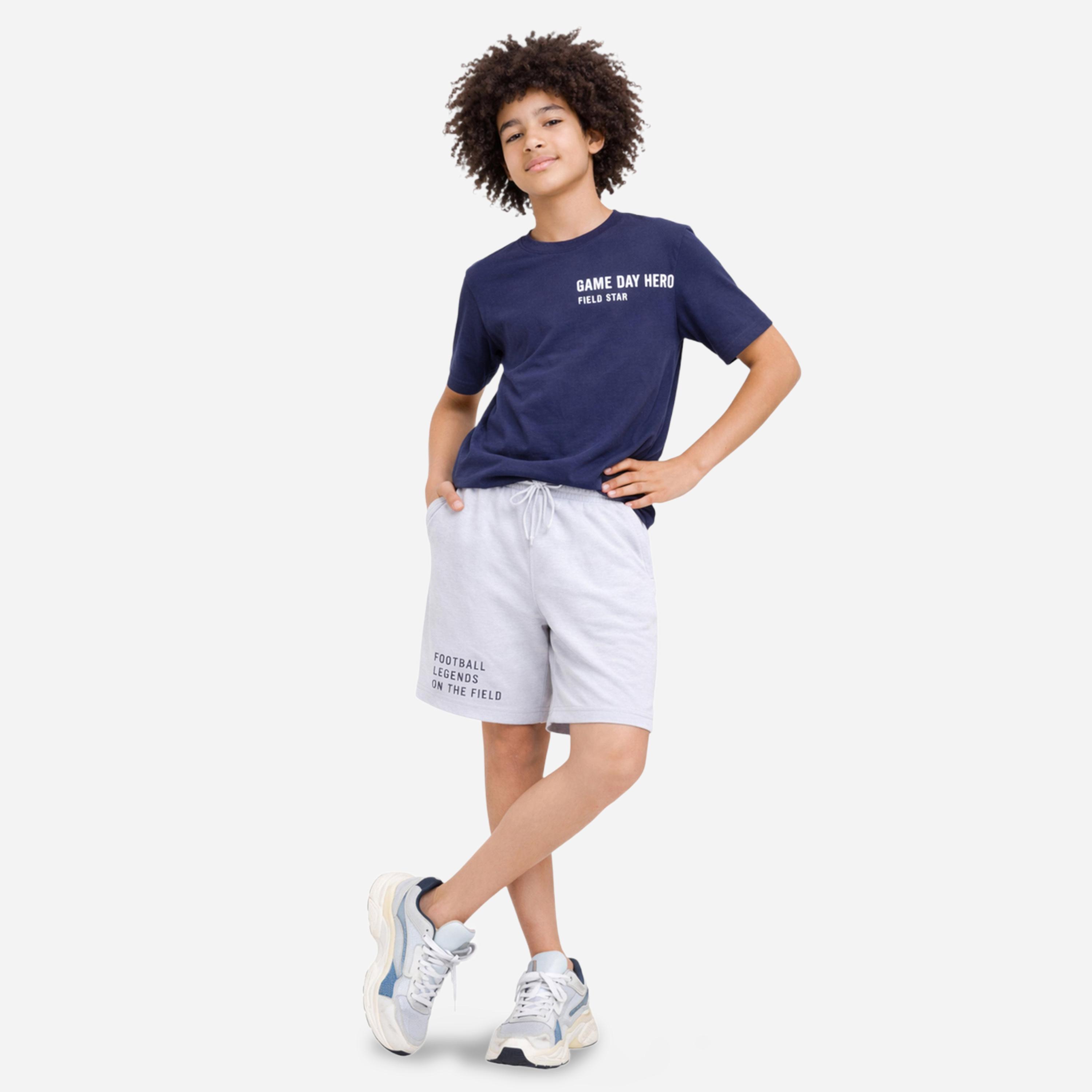 Victor and Jane X Styli Boys Football Graphic T-Shirt and Shorts Set-boys-clothing-setsandcoords-image-2