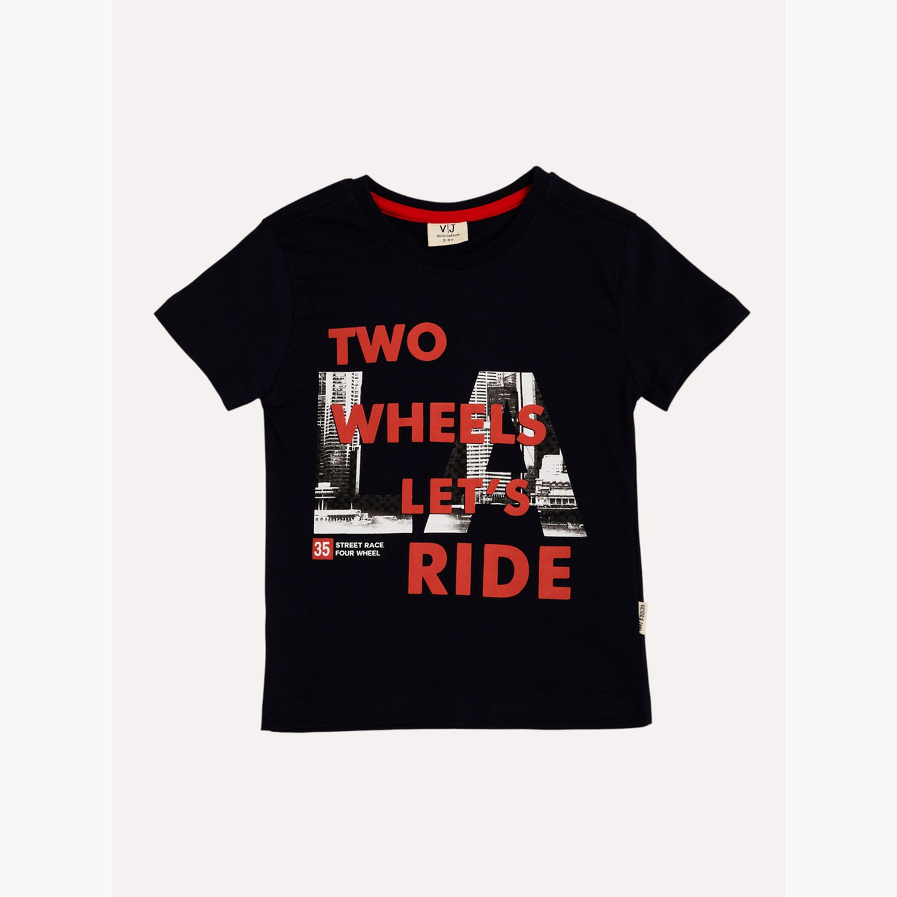 Victor and Jane X Styli Pack of 3 - Boys Graphic Print T-Shirt-boys-clothing-tshirtsandpolos-image-3