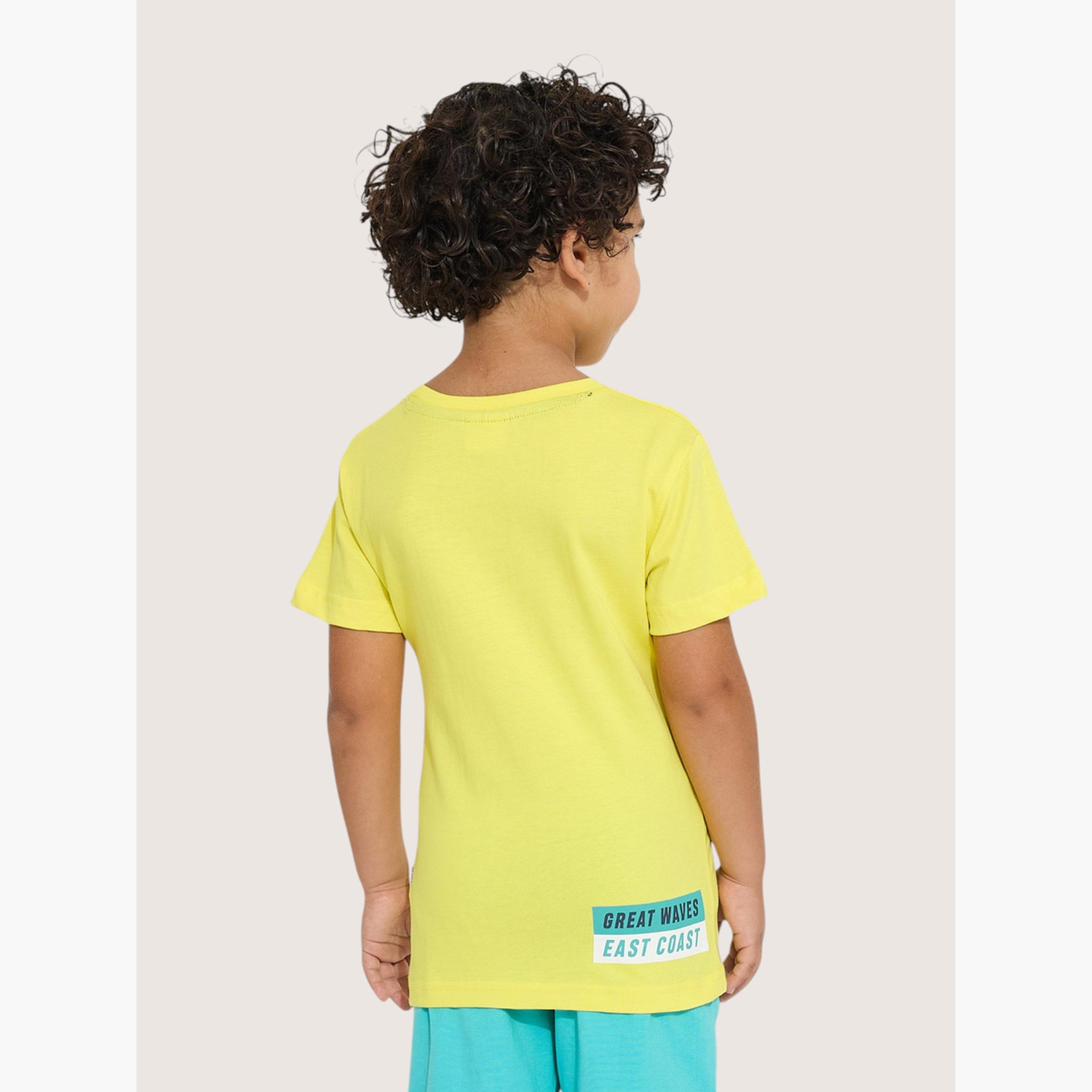 Victor and Jane X Styli Pack of 3 - Boys Graphic Print T-Shirt-boys-clothing-tshirtsandpolos-image-6