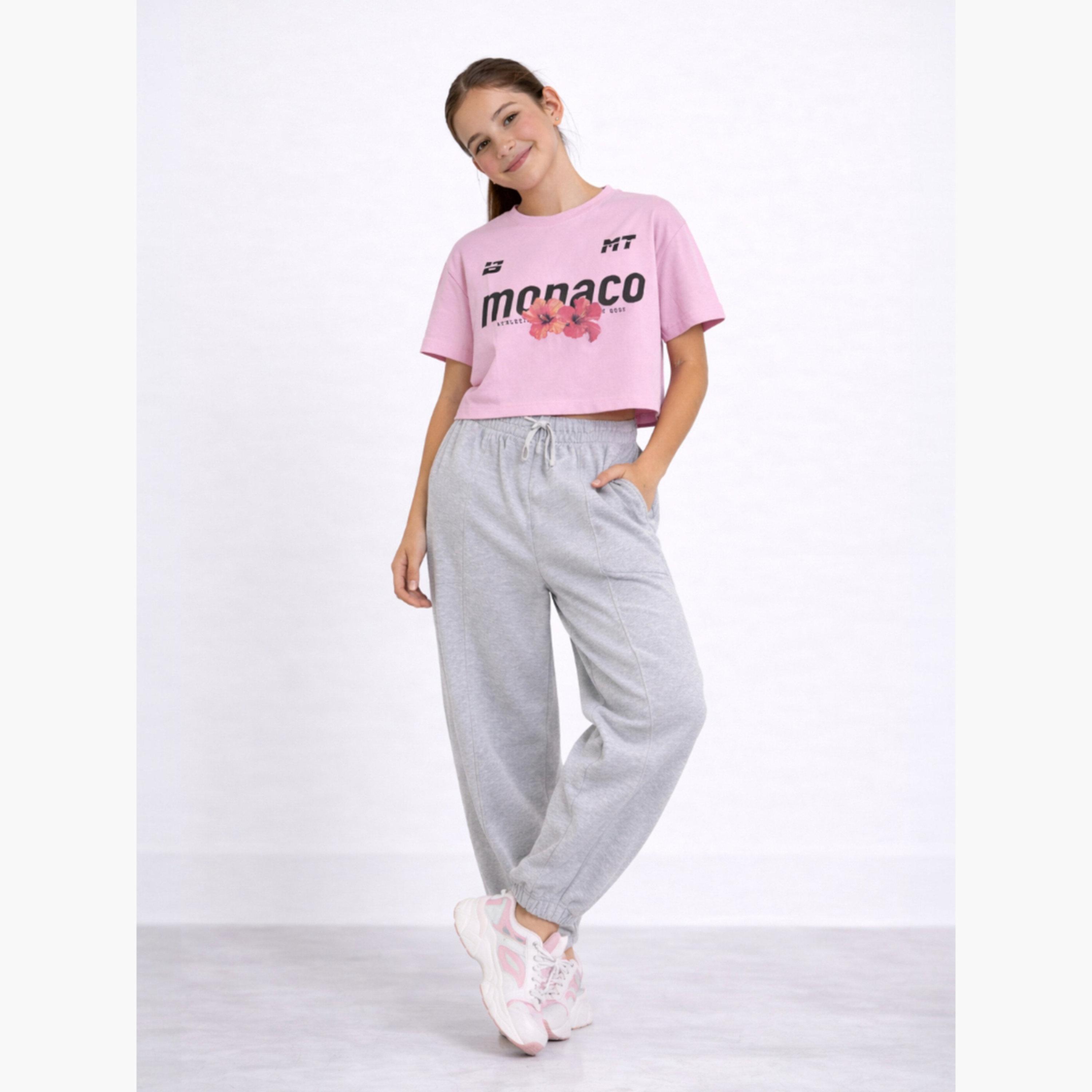 مجموعة من جوغر وتيشيرت بقصة بوكسي بطبعة-girls-clothing-setsandcoords-image-4