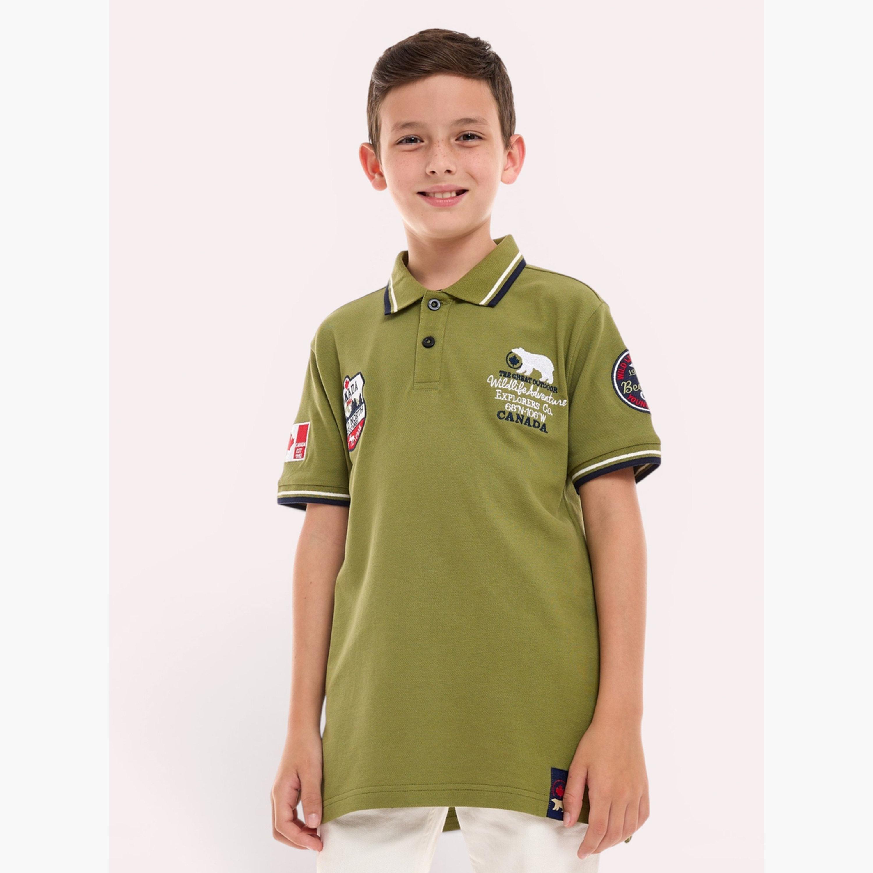 تيشيرت بولو مطرز للأولاد-boys-clothing-tshirtsandpolos-image-1
