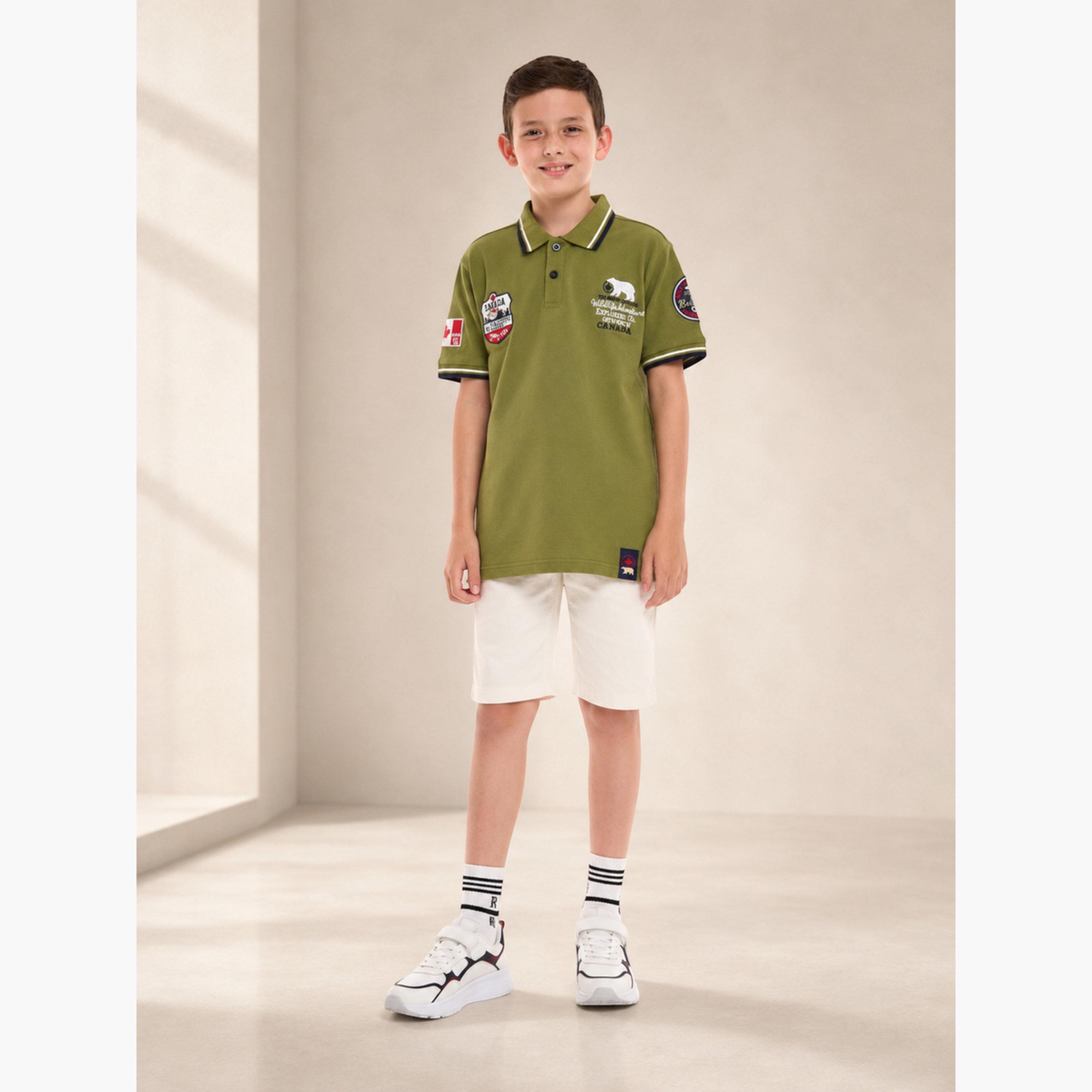 تيشيرت بولو مطرز للأولاد-boys-clothing-tshirtsandpolos-image-2