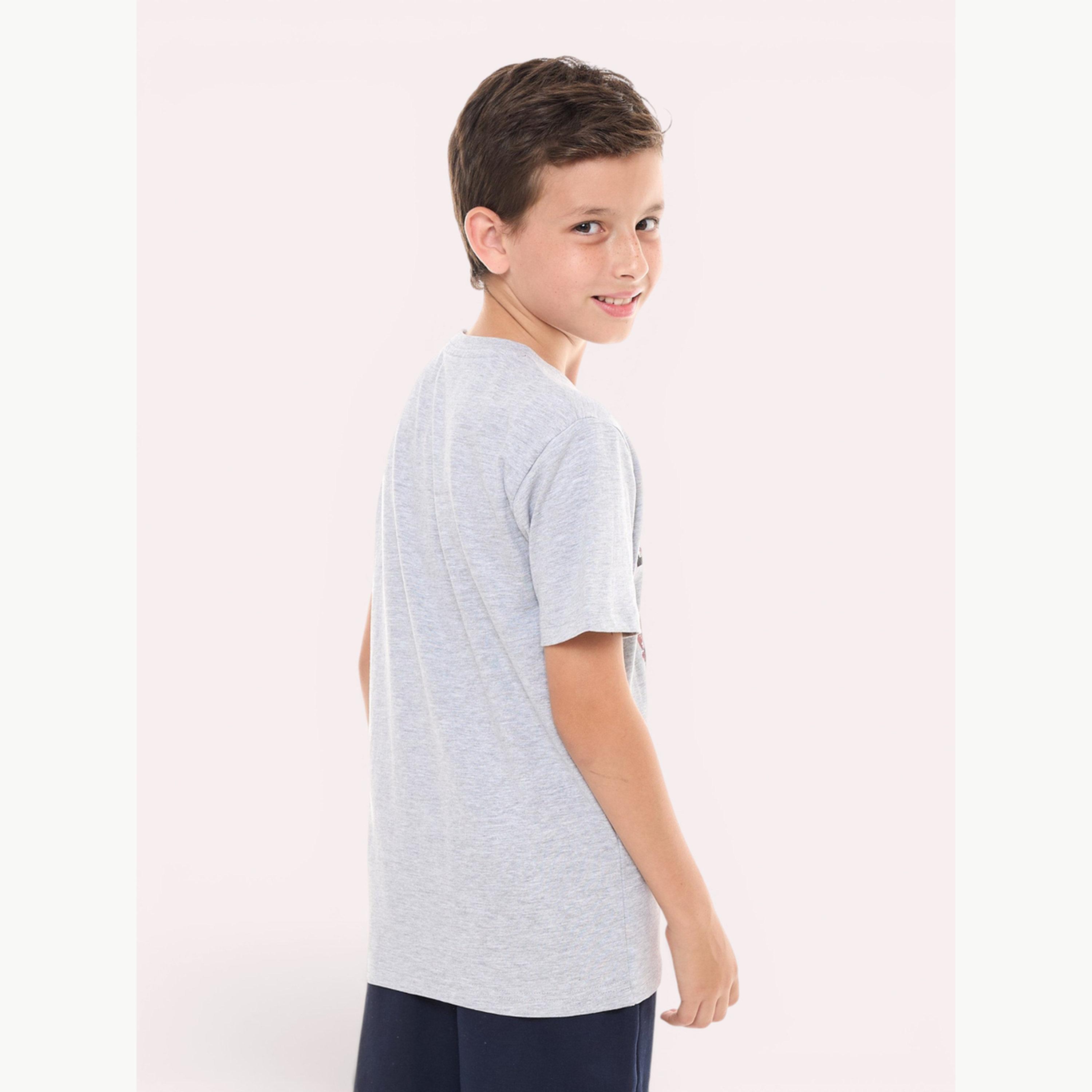 تيشيرت بياقة دائرية بطبعة جرافيك للأولاد-boys-clothing-tshirtsandpolos-image-5