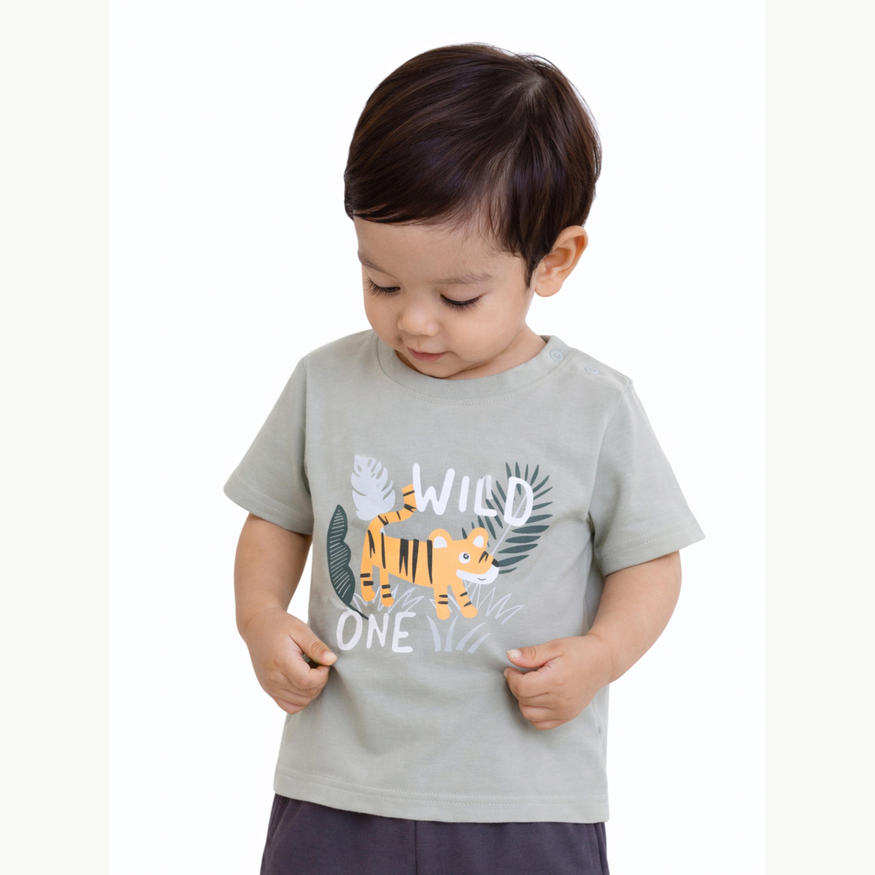 مجموعة من 4 شورتات وتيشيرتات بطبعات للأولاد-boys-clothing-setsandcoords-image-5