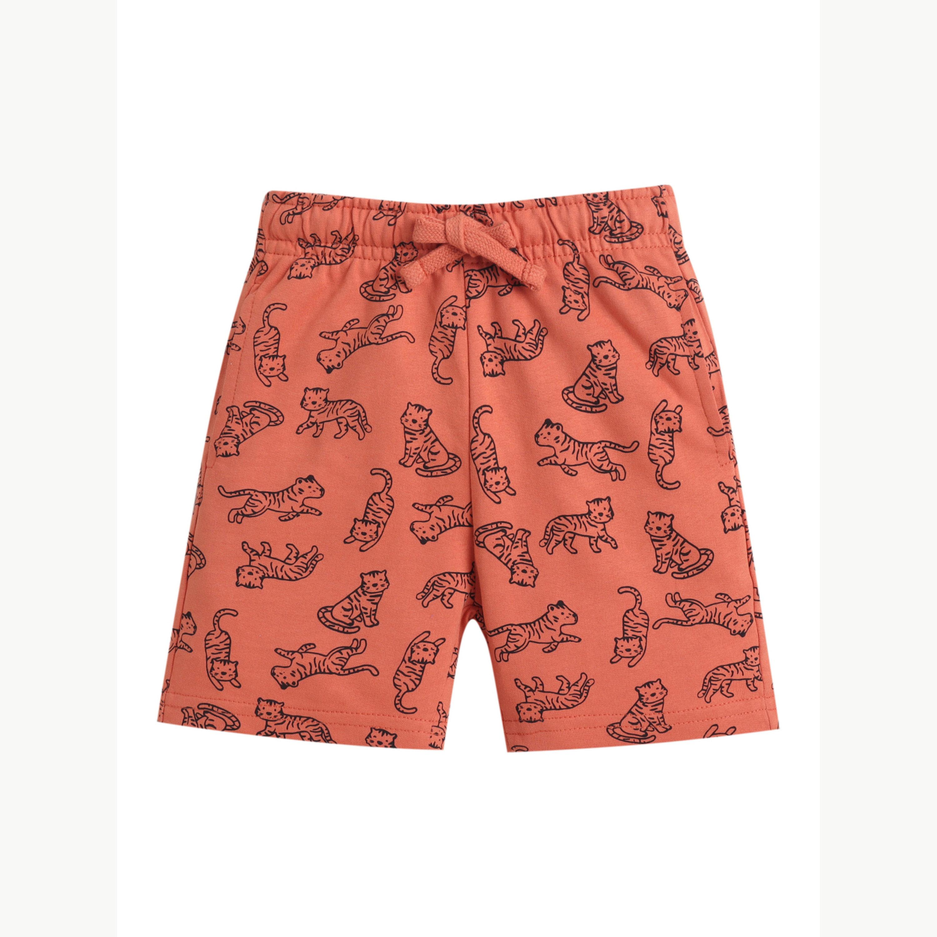 مجموعة من 4 شورتات وتيشيرتات بطبعات للأولاد-boys-clothing-setsandcoords-image-6