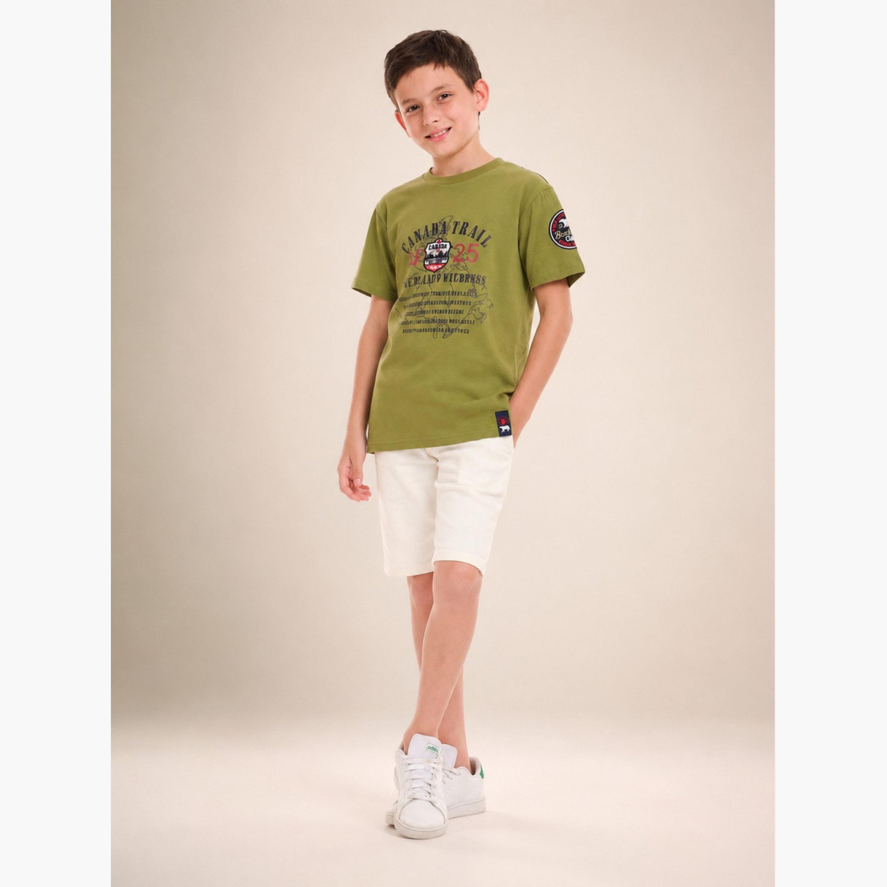 Victor and Jane X Styli Boys Text Print Round Neck T-Shirt-boys-clothing-tshirtsandpolos-image-2