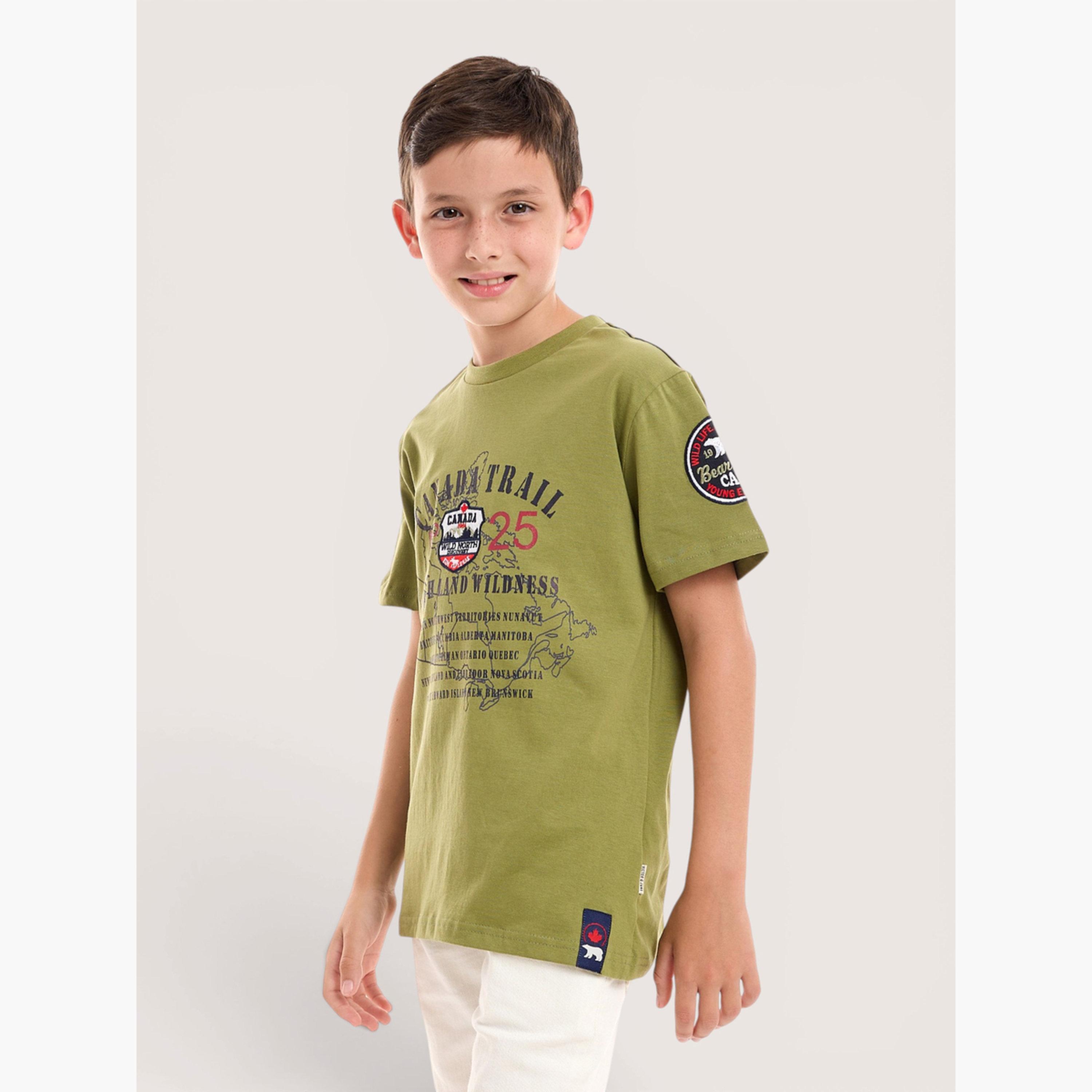 Victor and Jane X Styli Boys Text Print Round Neck T-Shirt-boys-clothing-tshirtsandpolos-image-5