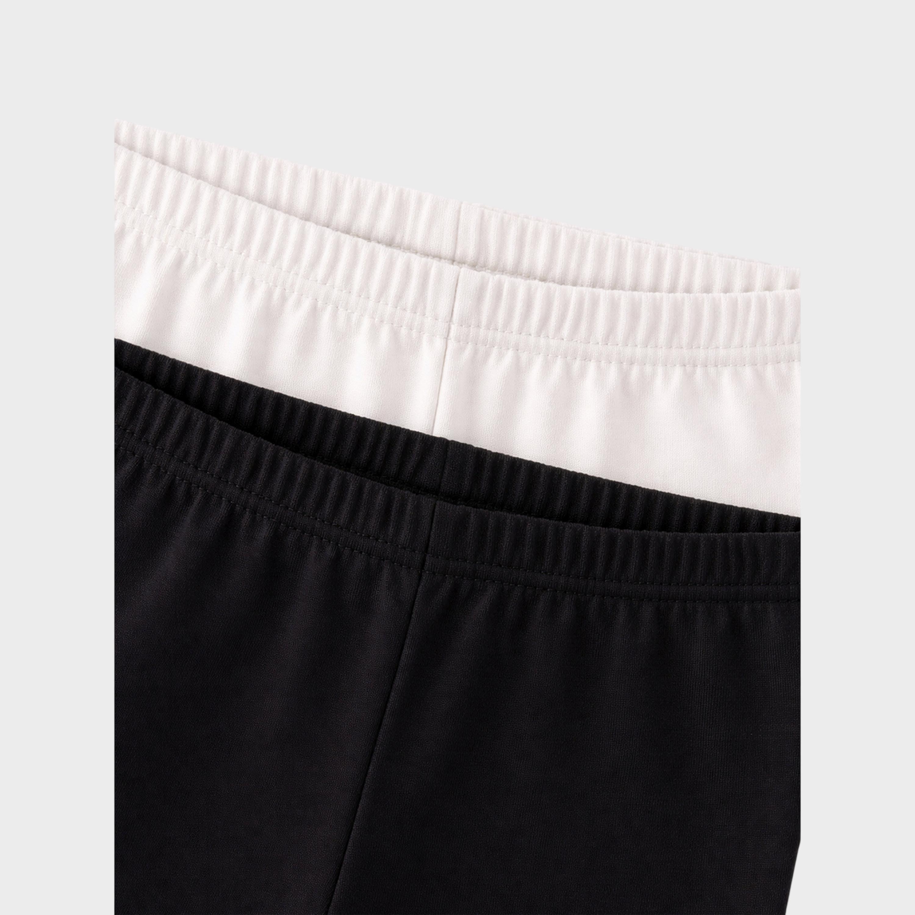 Victor and Jane X Styli Pack of 2 - Girls Solid Leggings-girls-clothing-bottoms-leggings-image-6