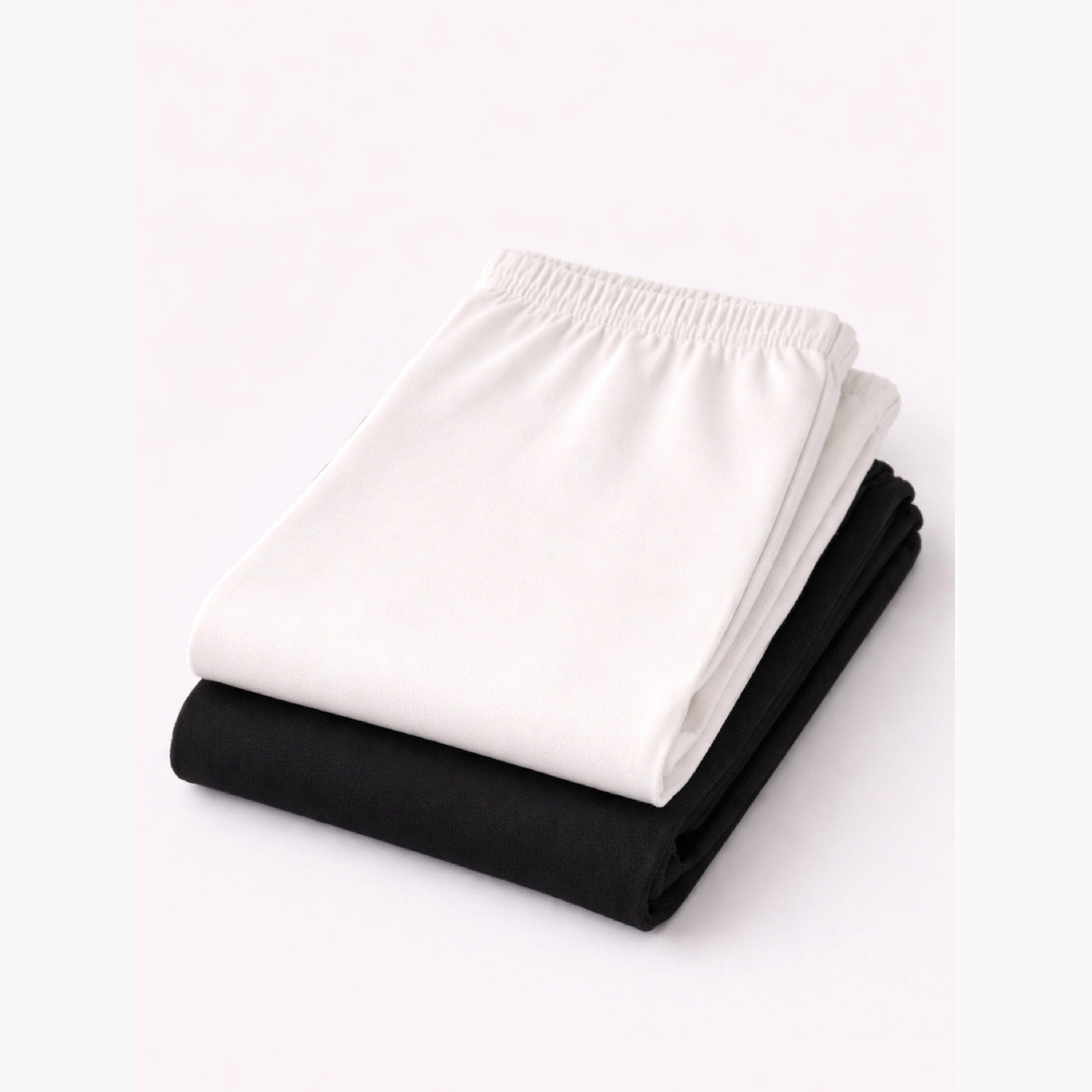 مجموعة من 2 ليقنز كابري بنسيج مطاطي للبنات-girls-clothing-bottoms-leggings-image-5