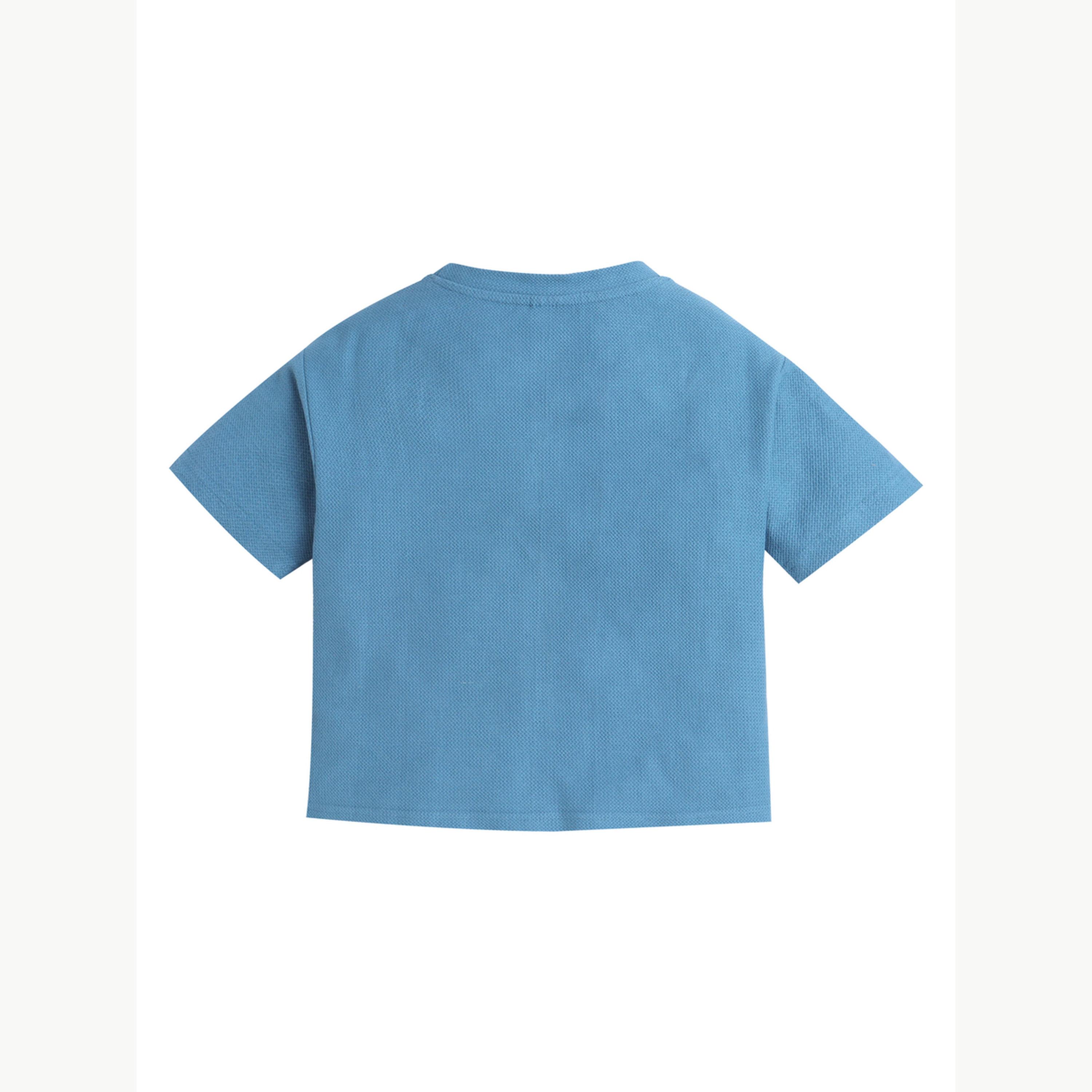 Victor and Jane X Styli Boys Textured Knit Round Neck T-Shirt-boys-clothing-tshirtsandpolos-image-3