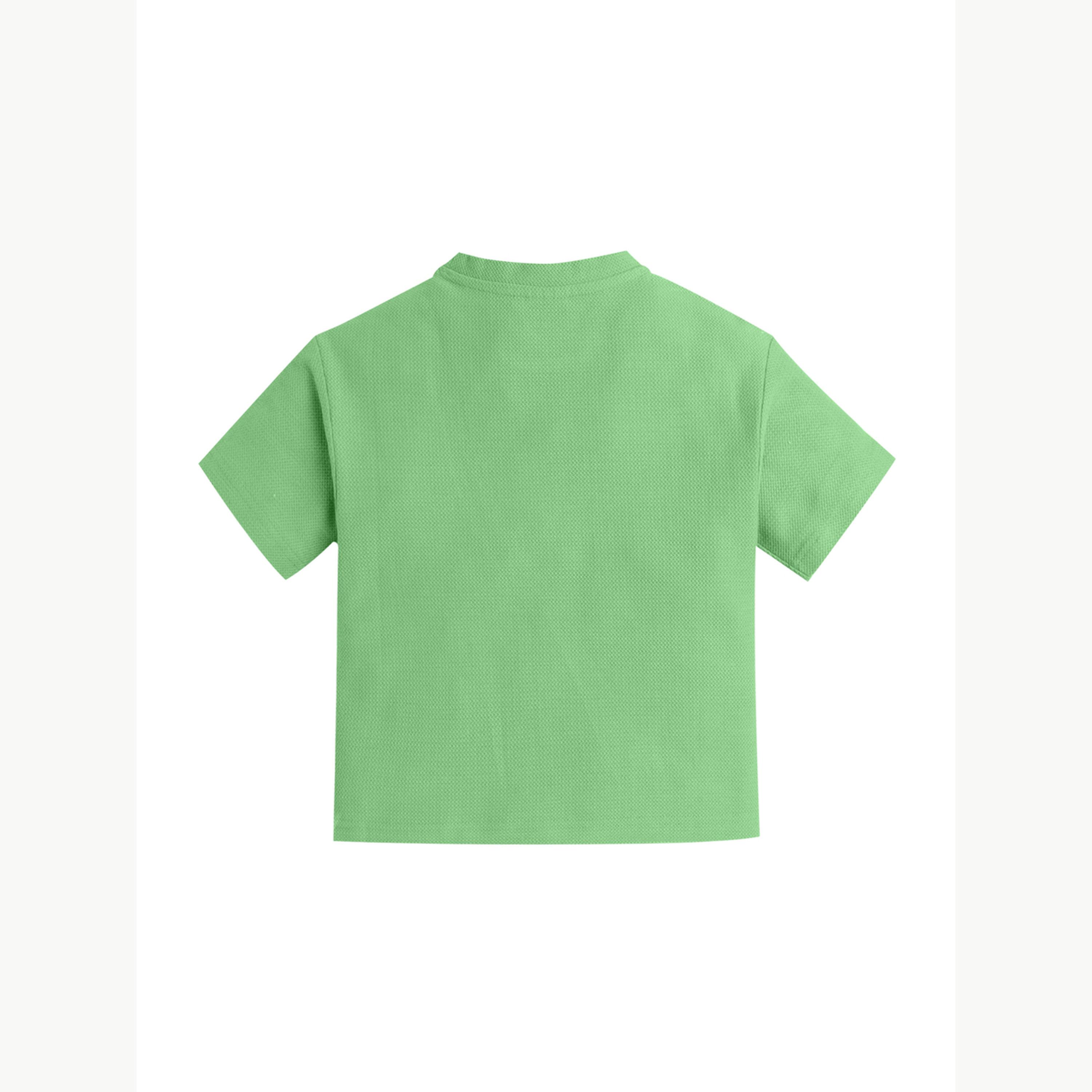 Victor and Jane X Styli Boys Textured Knit Round Neck T-Shirt-boys-clothing-tshirtsandpolos-image-4
