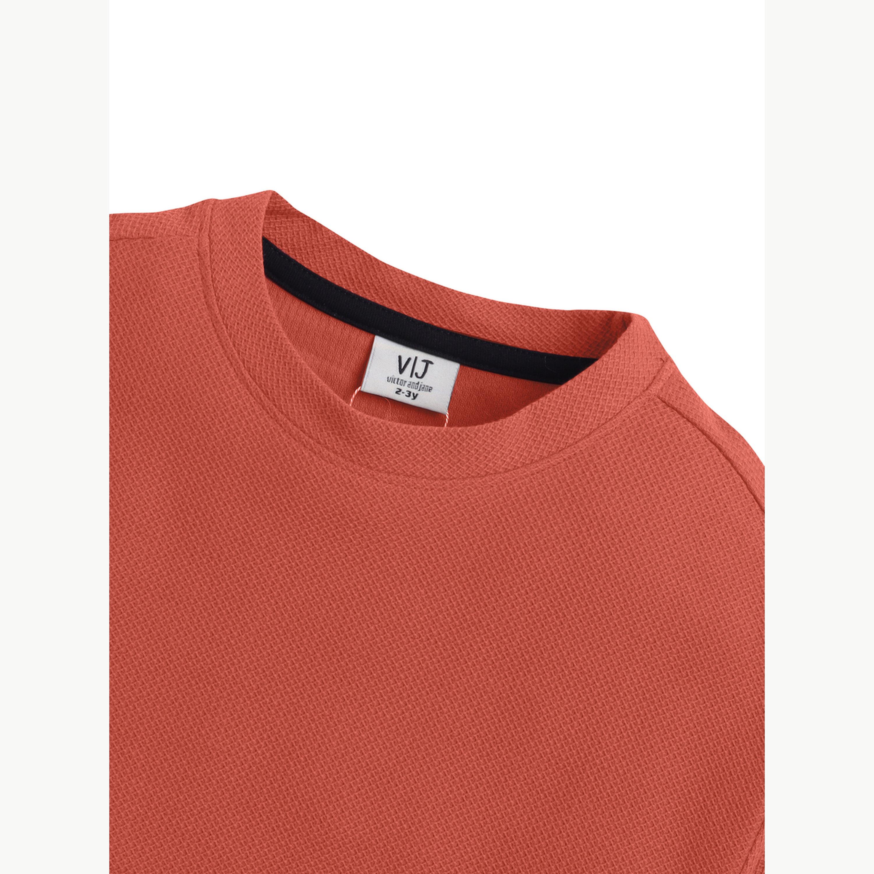 Victor and Jane X Styli Boys Textured Knit Round Neck T-Shirt-boys-clothing-tshirtsandpolos-image-6