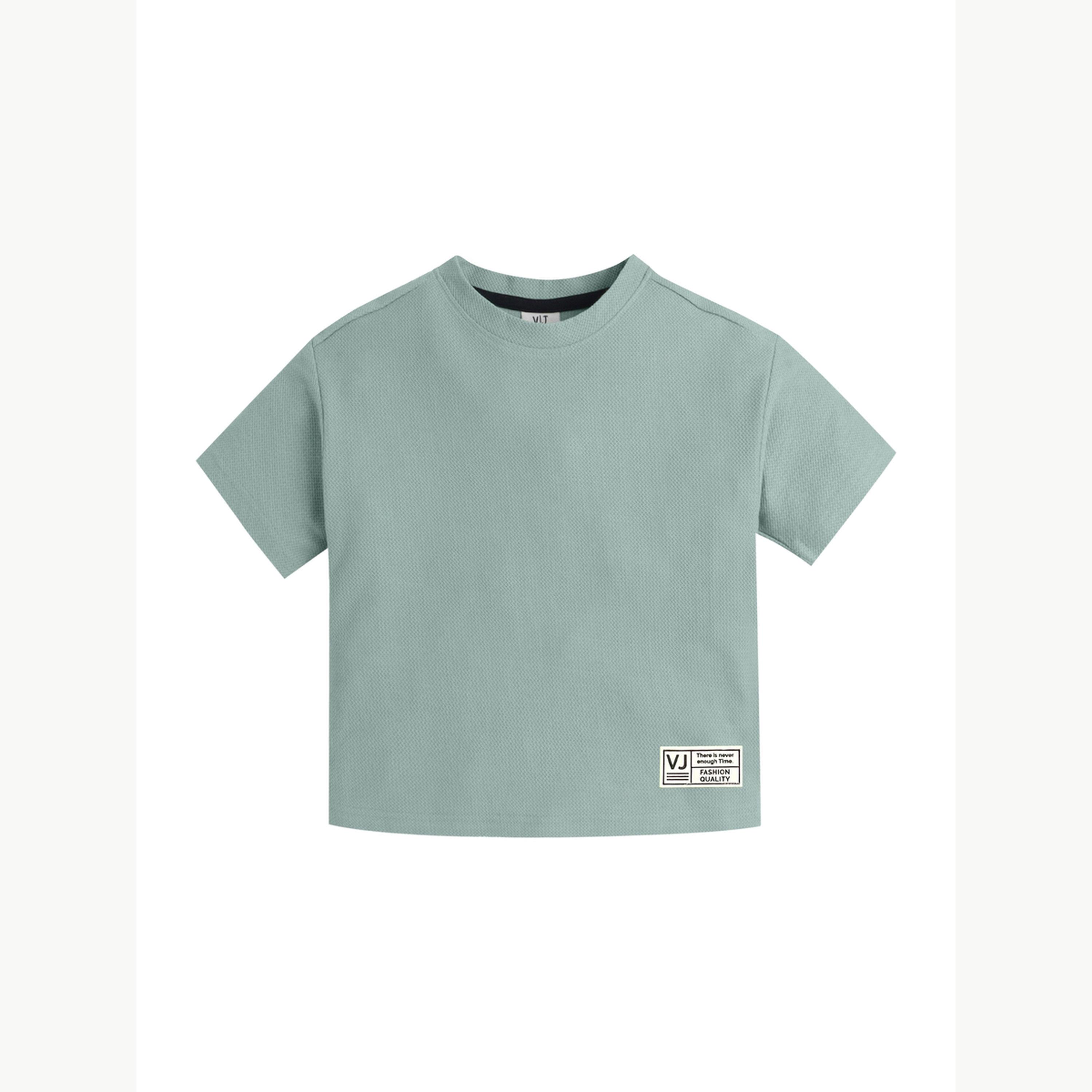 Victor and Jane X Styli Boys Textured Knit Round Neck T-Shirt-boys-clothing-tshirtsandpolos-image-3