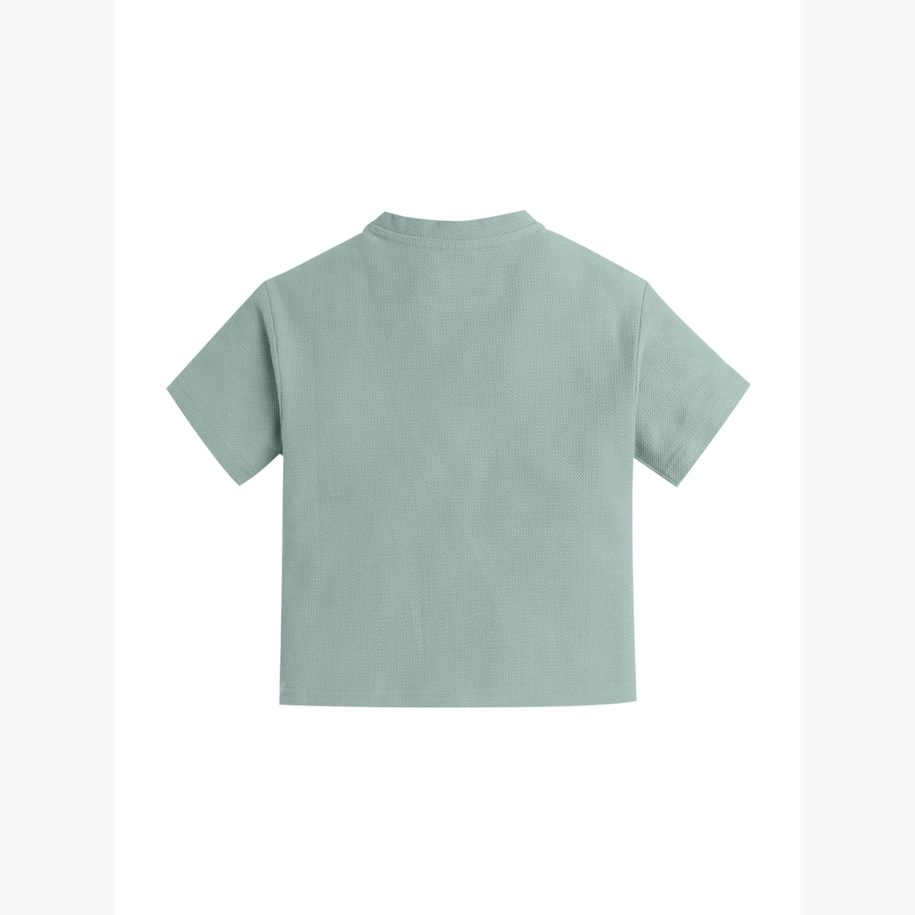 Victor and Jane X Styli Boys Textured Knit Round Neck T-Shirt-boys-clothing-tshirtsandpolos-image-4