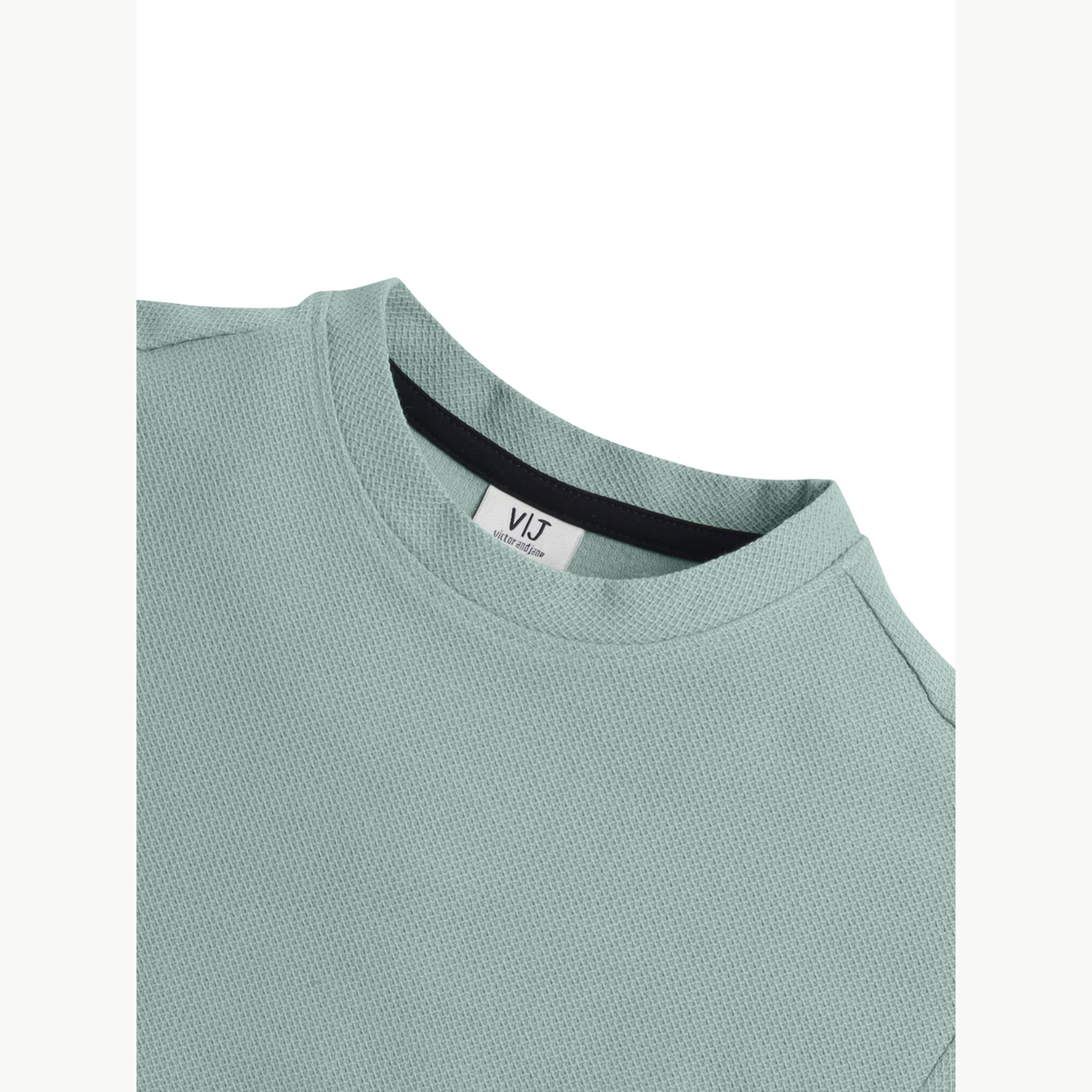 تيشيرت بياقة دائرية محبوك بتفاصيل بارزة الملمس للأولاد-boys-clothing-tshirtsandpolos-image-5