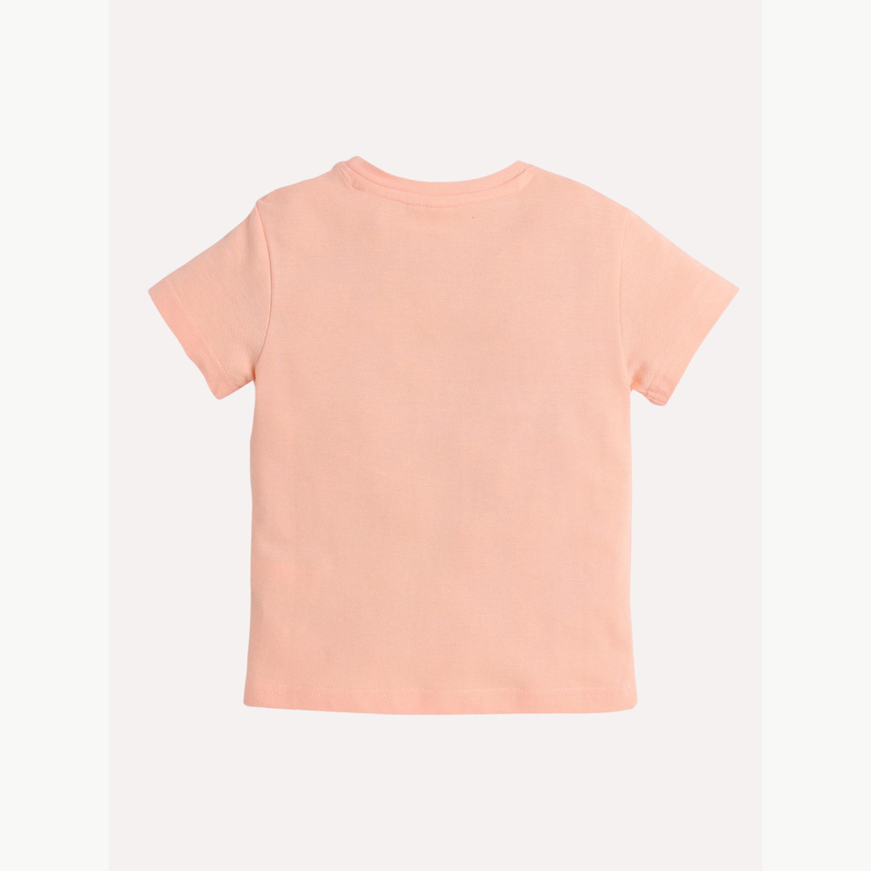 تيشيرت بيكيه بياقة دائرية وطبعة كتابة للأولاد-boys-clothing-tshirtsandpolos-image-5