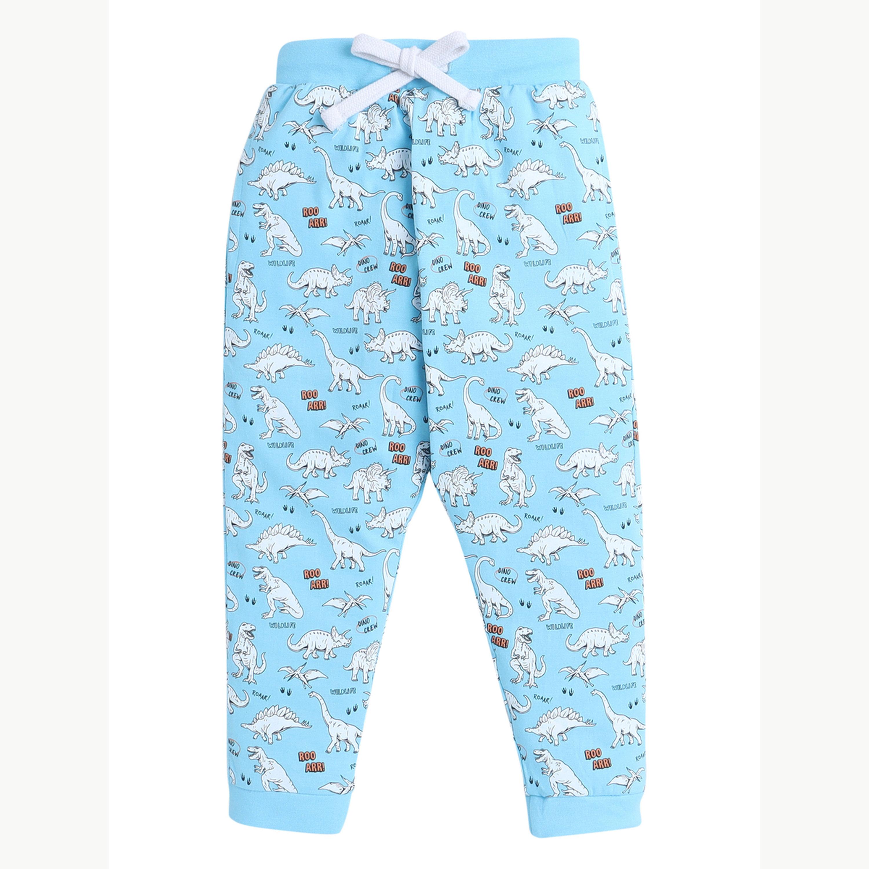 طقم بيجاما من بنطال وتيشيرت مطبع بالكامل-boys-clothing-nightwear-image-3