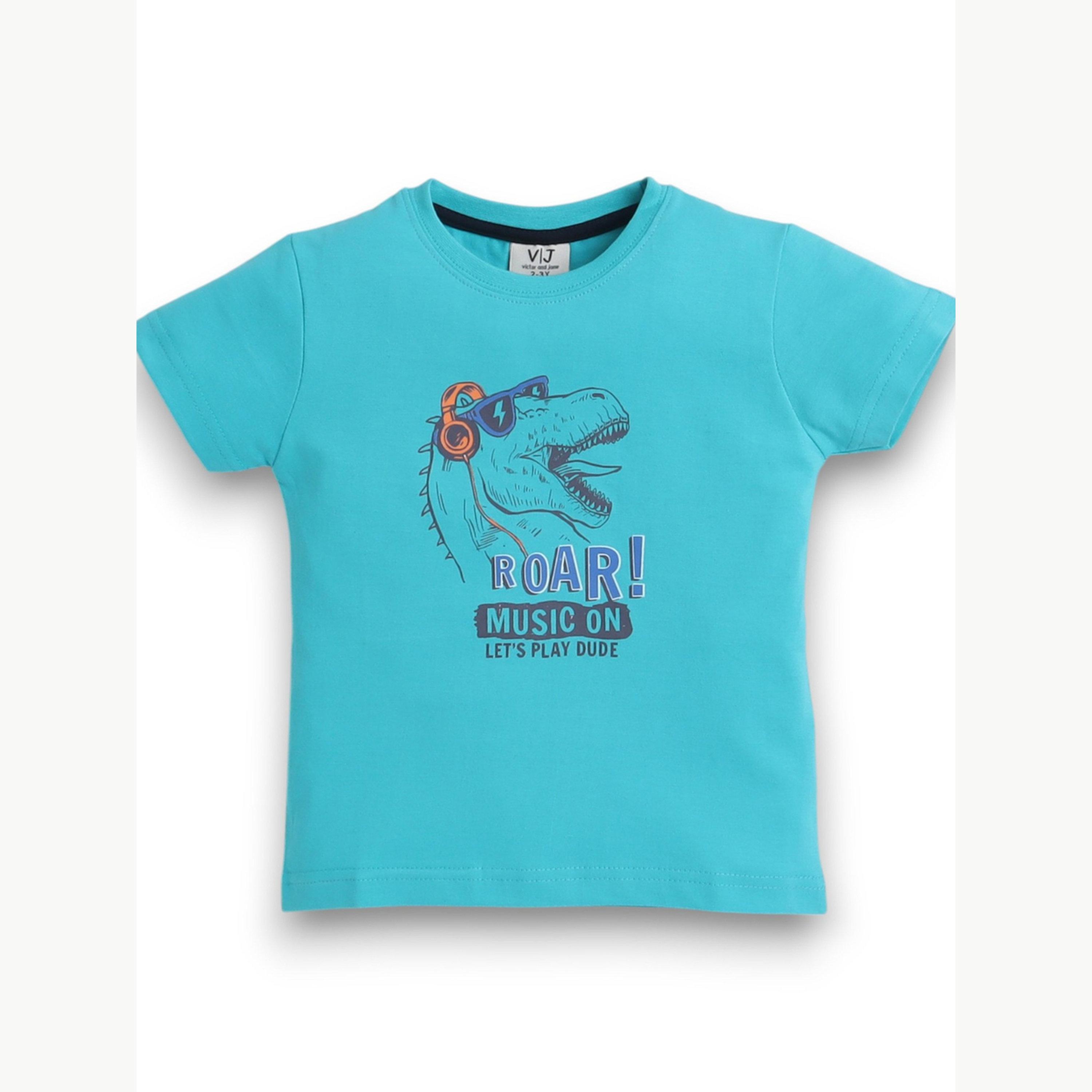 طقم بيجاما من تيشيرت وبنطال مطبع بالكامل-boys-clothing-nightwear-image-2
