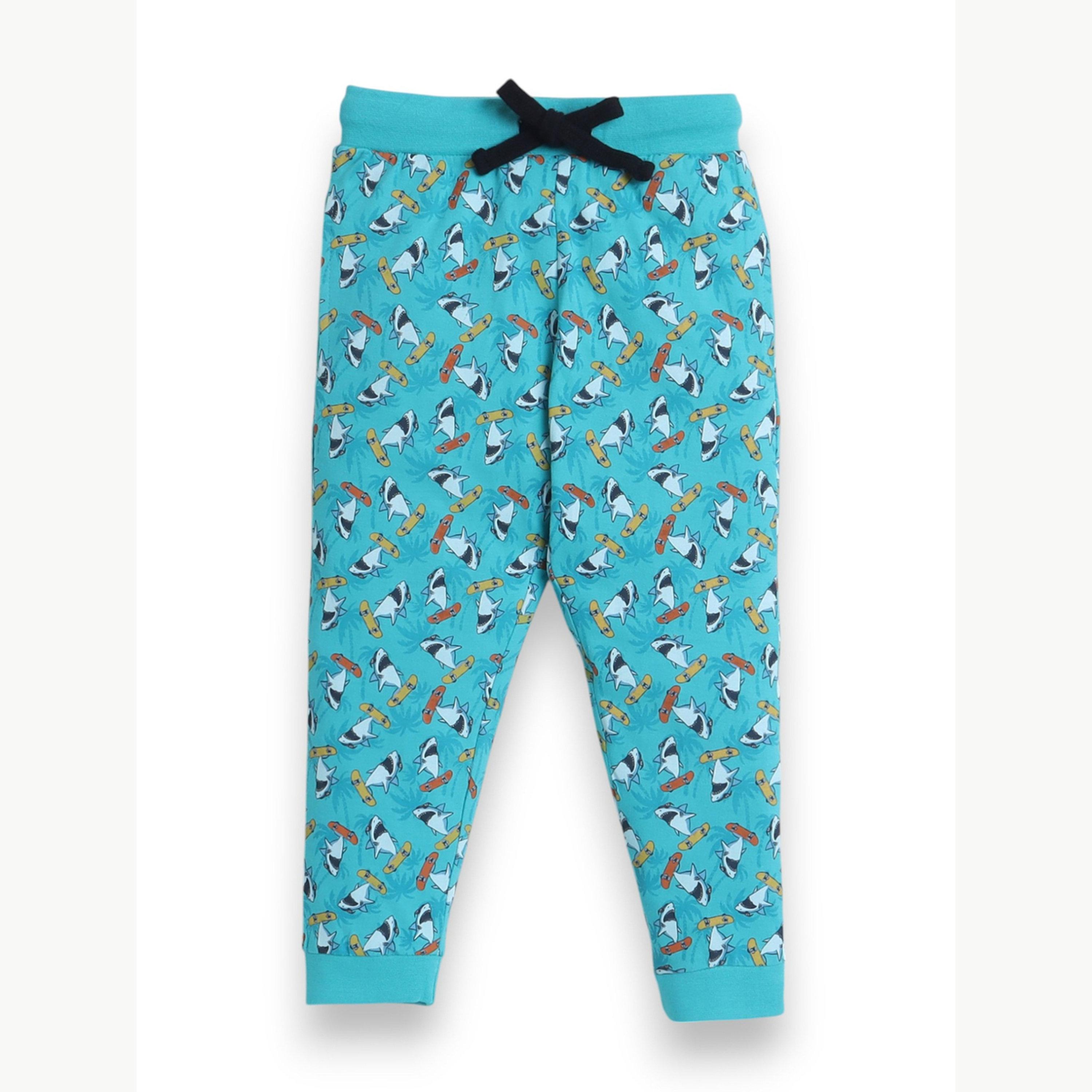 Victor and Jane X Styli Boys Cotton T-Shirt and All-Over Printed Pyjama Set-boys-clothing-nightwear-image-4