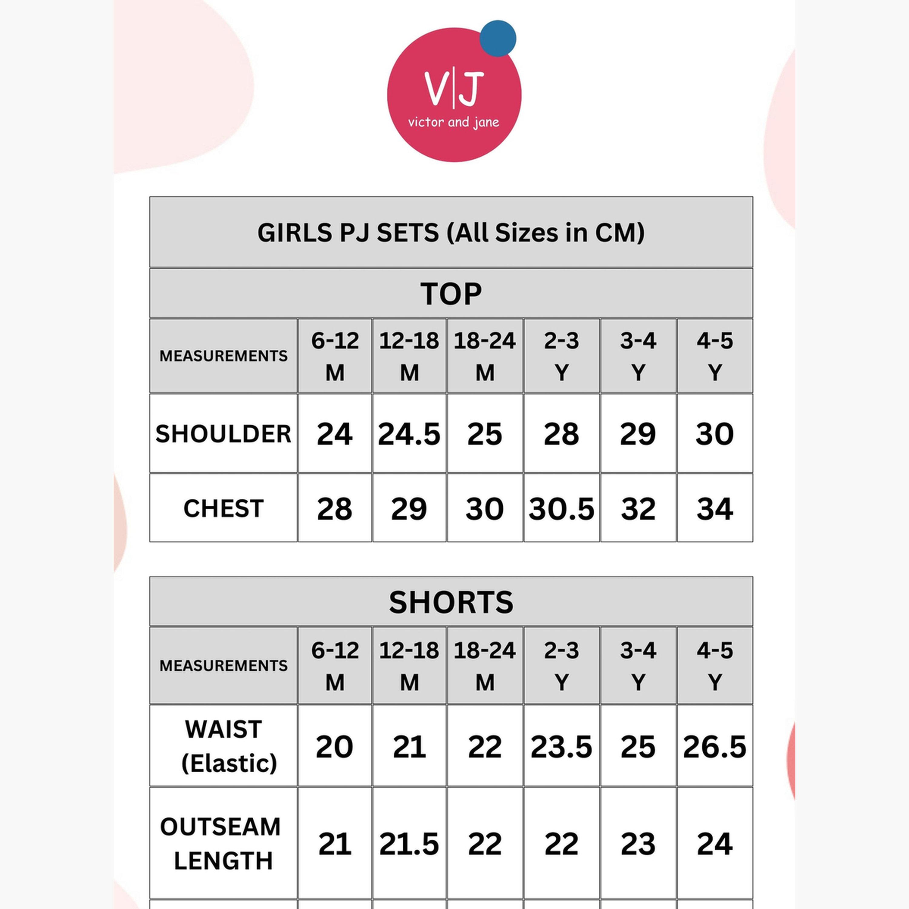 مجموعة من شورت وتيشيرت بطبعة كاملة-girls-clothing-nightwear-image-6