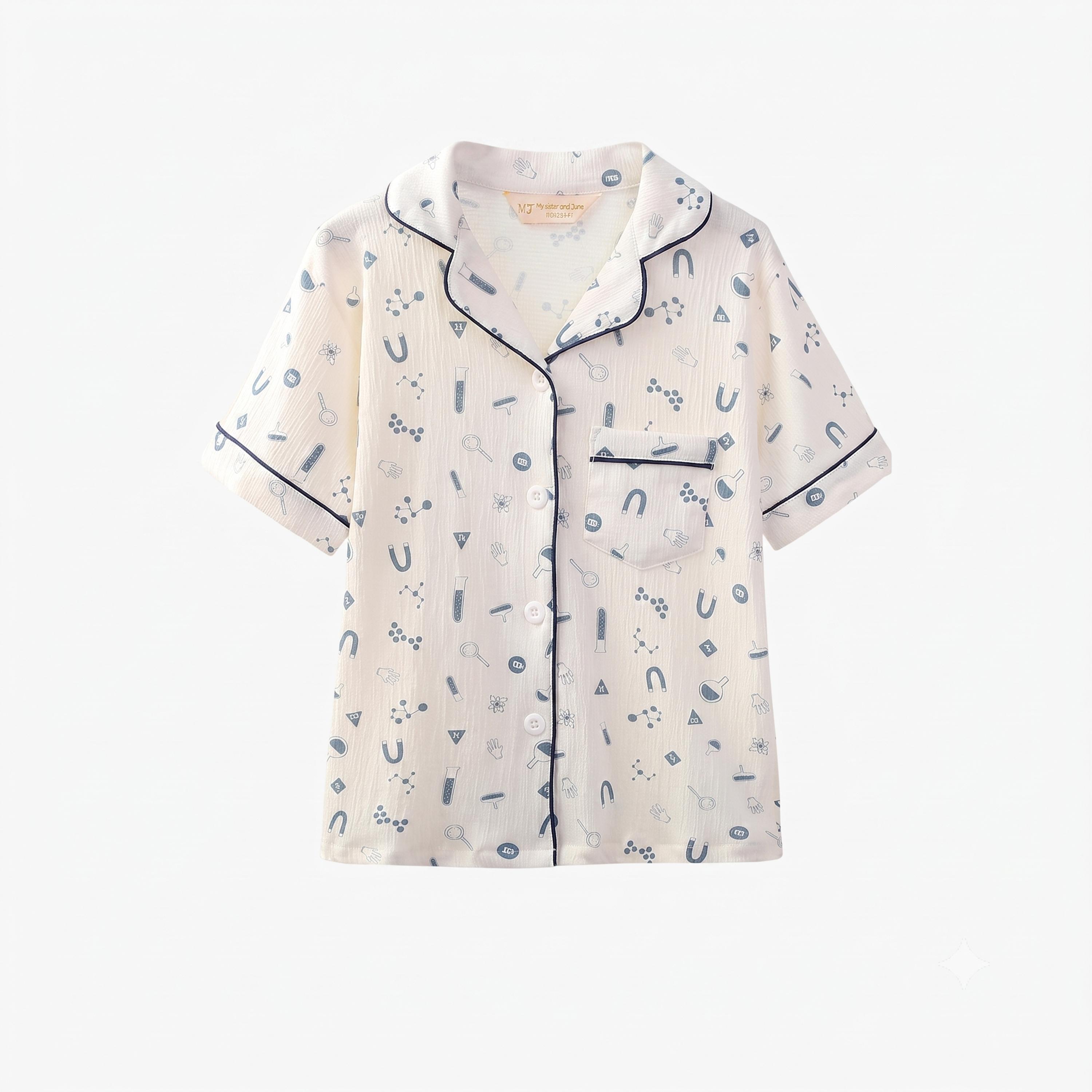 طقم بيجاما من بنطال وقميص قطن-boys-clothing-nightwear-image-3