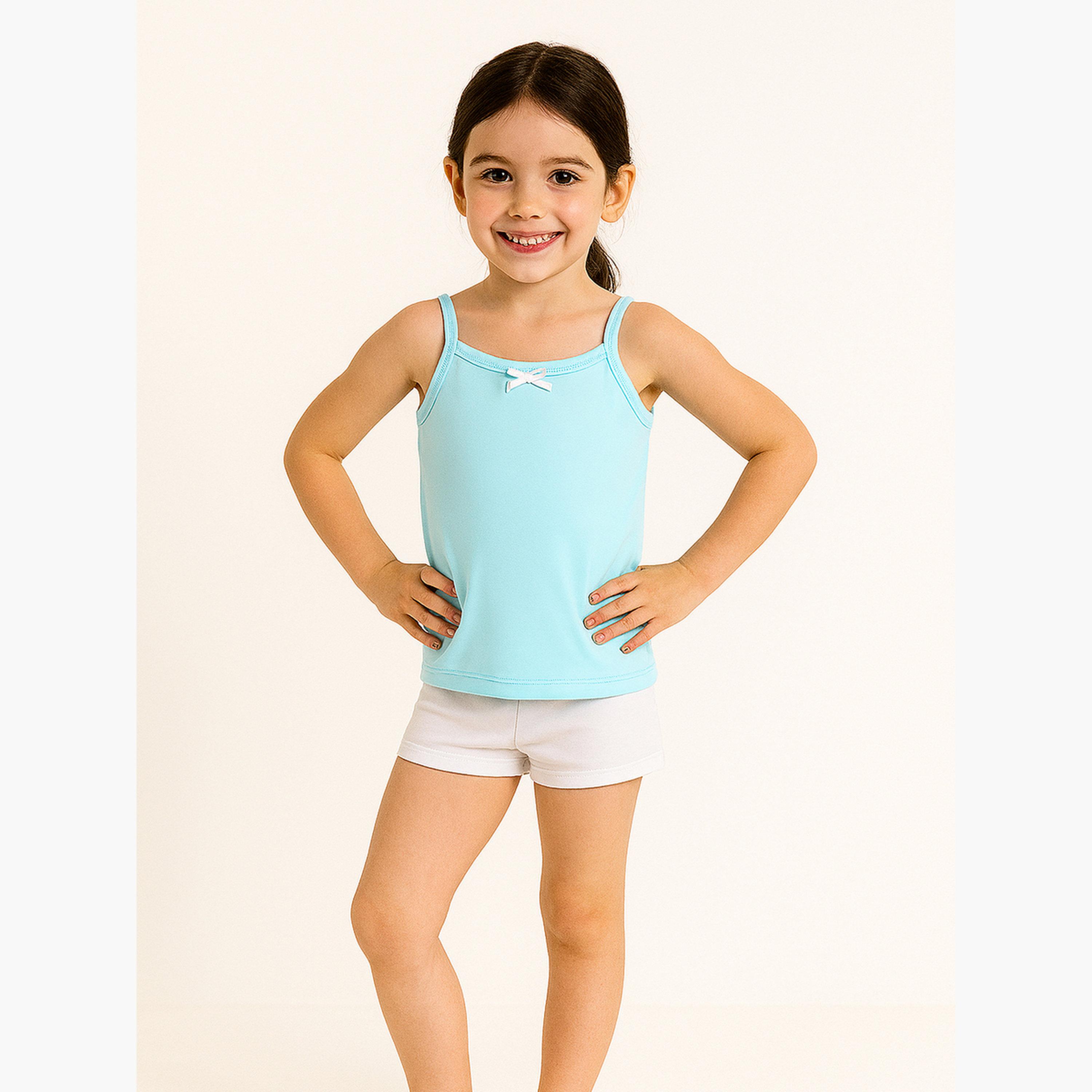 مجموعة من 3 قطع كاميسول قطن للبنات-girls-clothing-innerwear-image-2