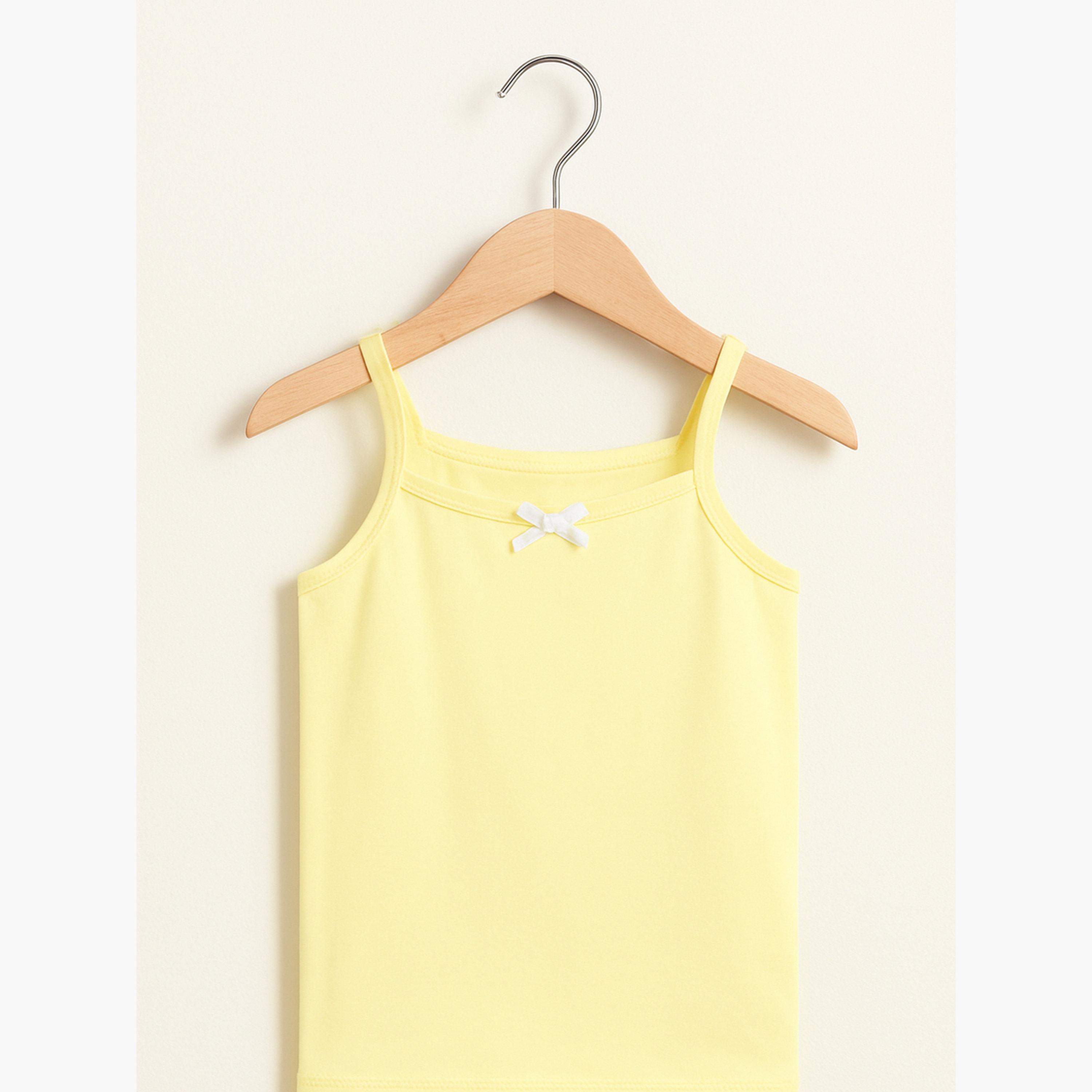 مجموعة من 3 قطع كاميسول قطن للبنات-girls-clothing-innerwear-image-5