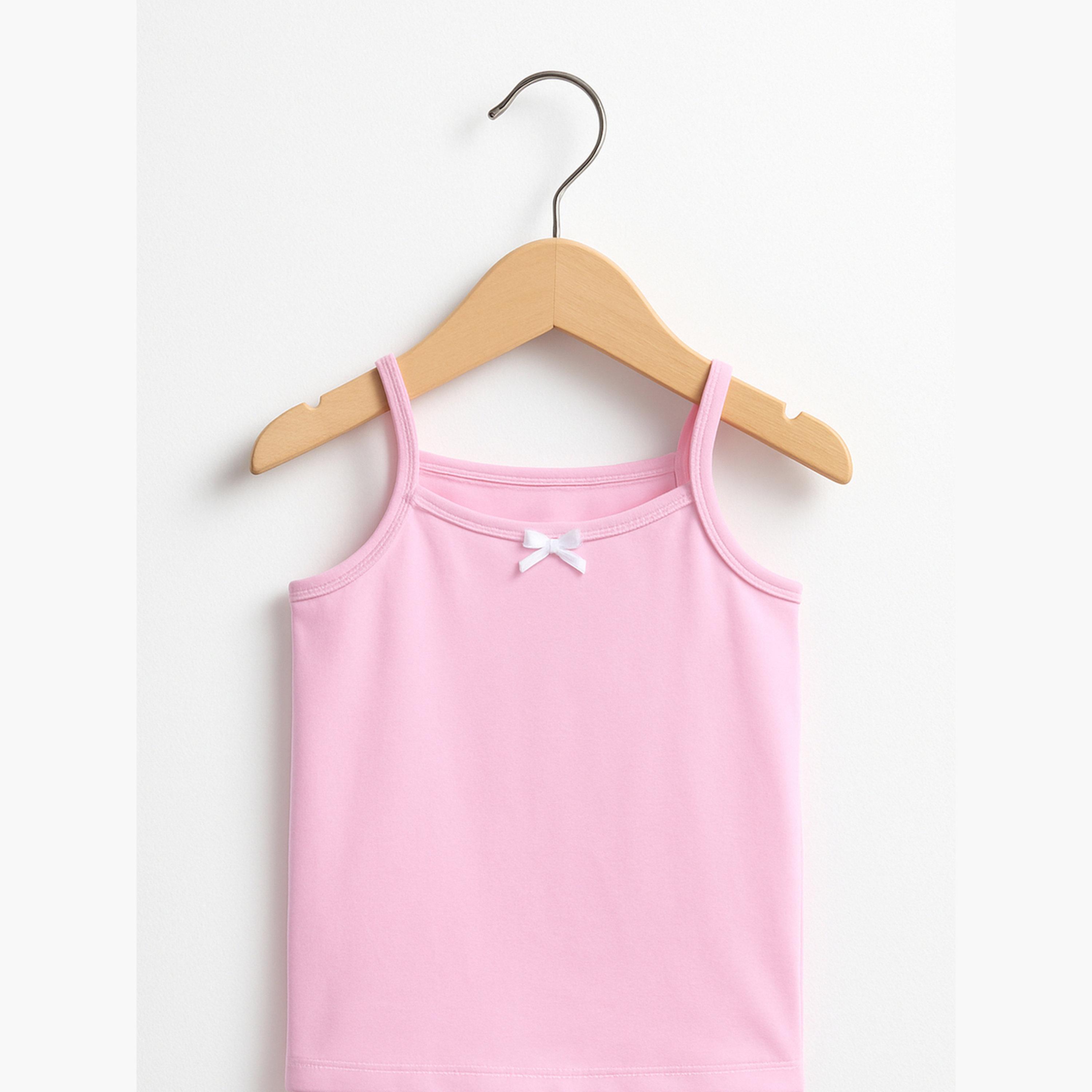 مجموعة من 3 قطع كاميسول قطن للبنات-girls-clothing-innerwear-image-6