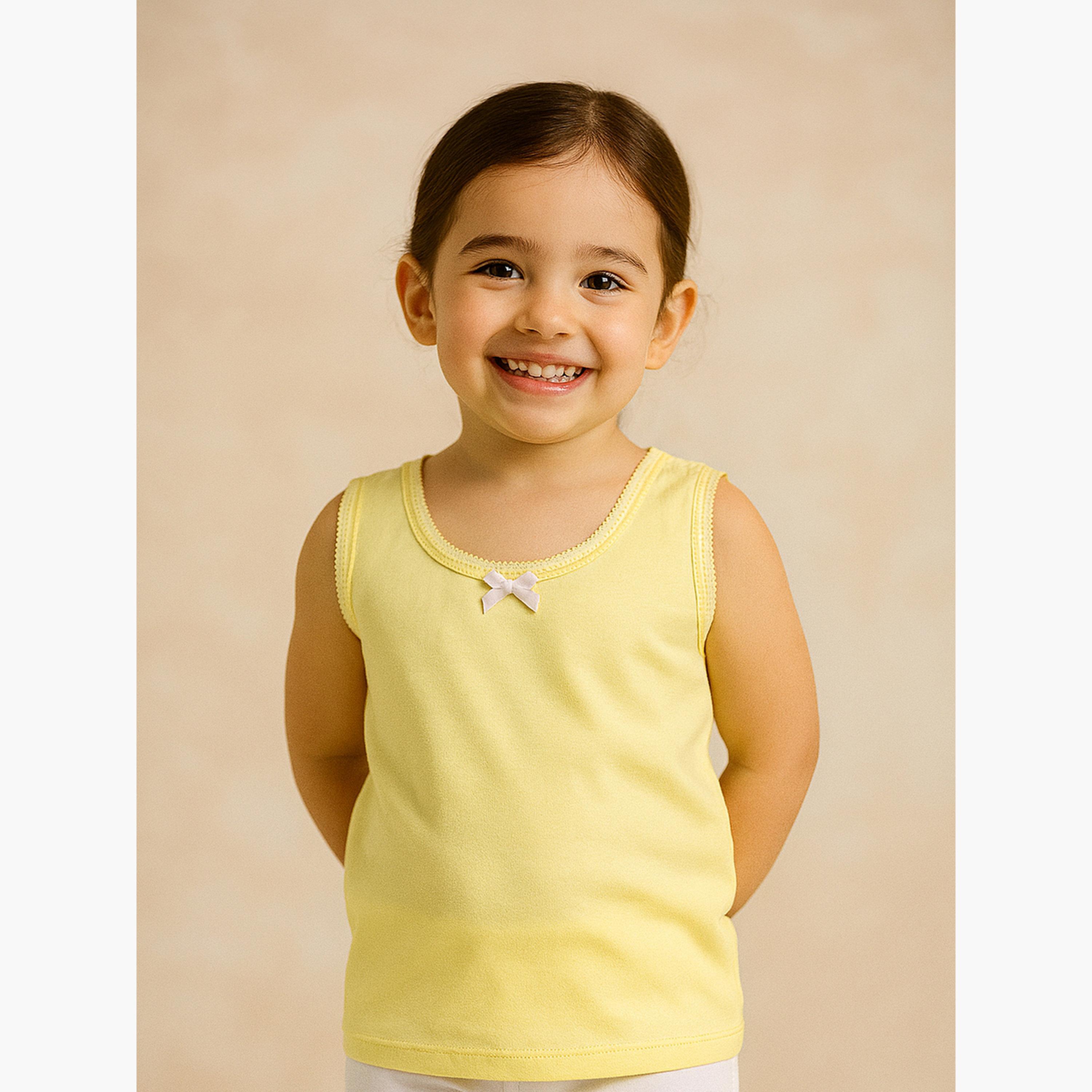 مجموعة من 3 قطع فيست قطن للبنات-girls-clothing-innerwear-image-4