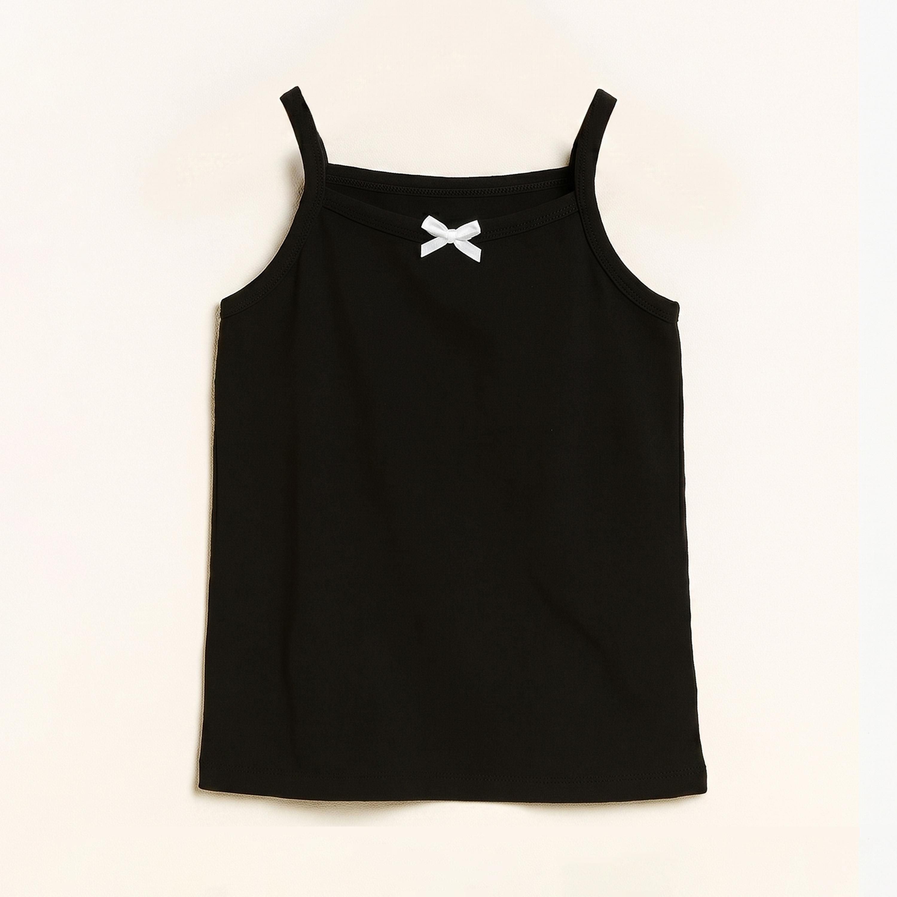 Victor and Jane X Styli Pack of 3 - Girls Cotton Camisole-girls-clothing-innerwear-image-5