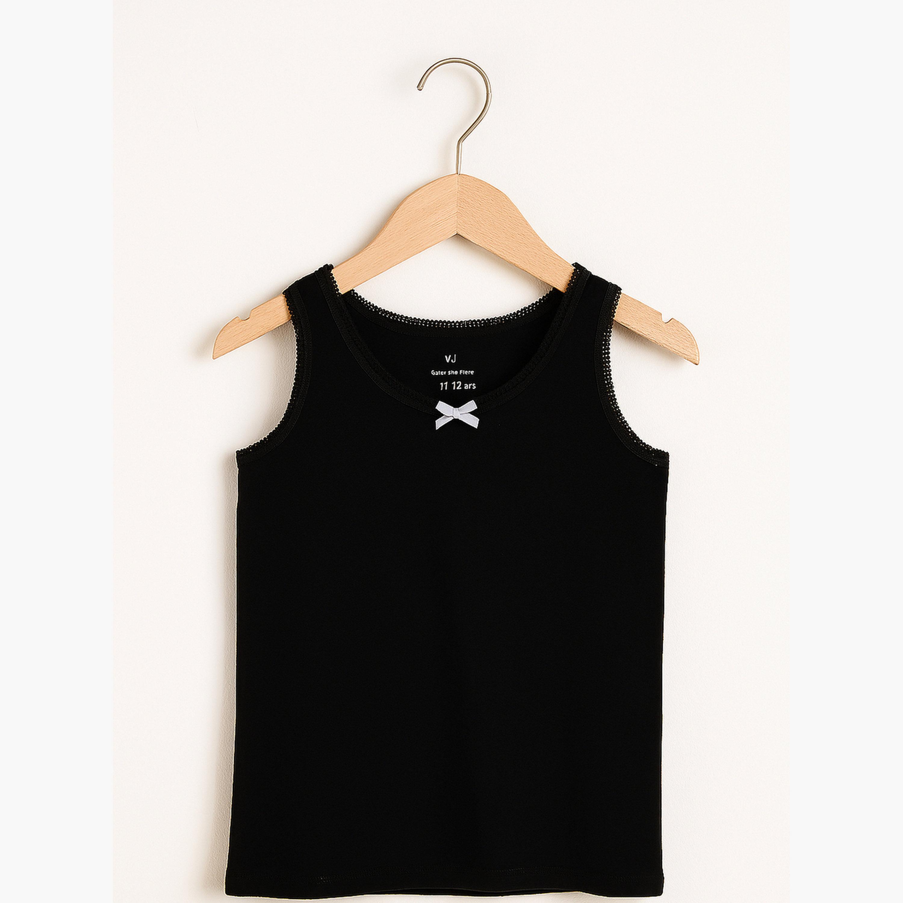 مجموعة من 3 قطع فيست قطن للبنات-girls-clothing-innerwear-image-2