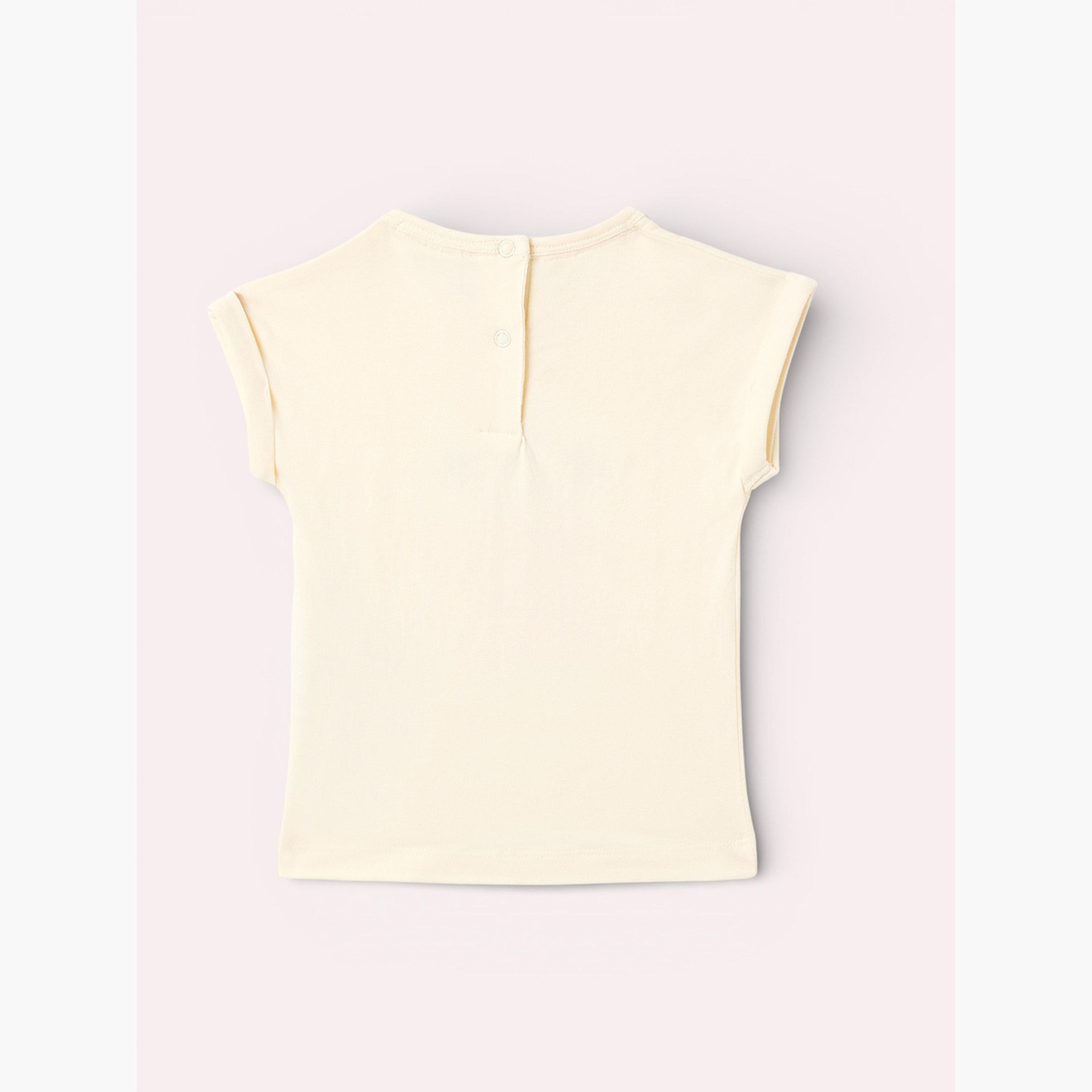 مجموعة من شورت بلوزة بطبعة جرافيك-girls-clothing-setsandcoords-image-4