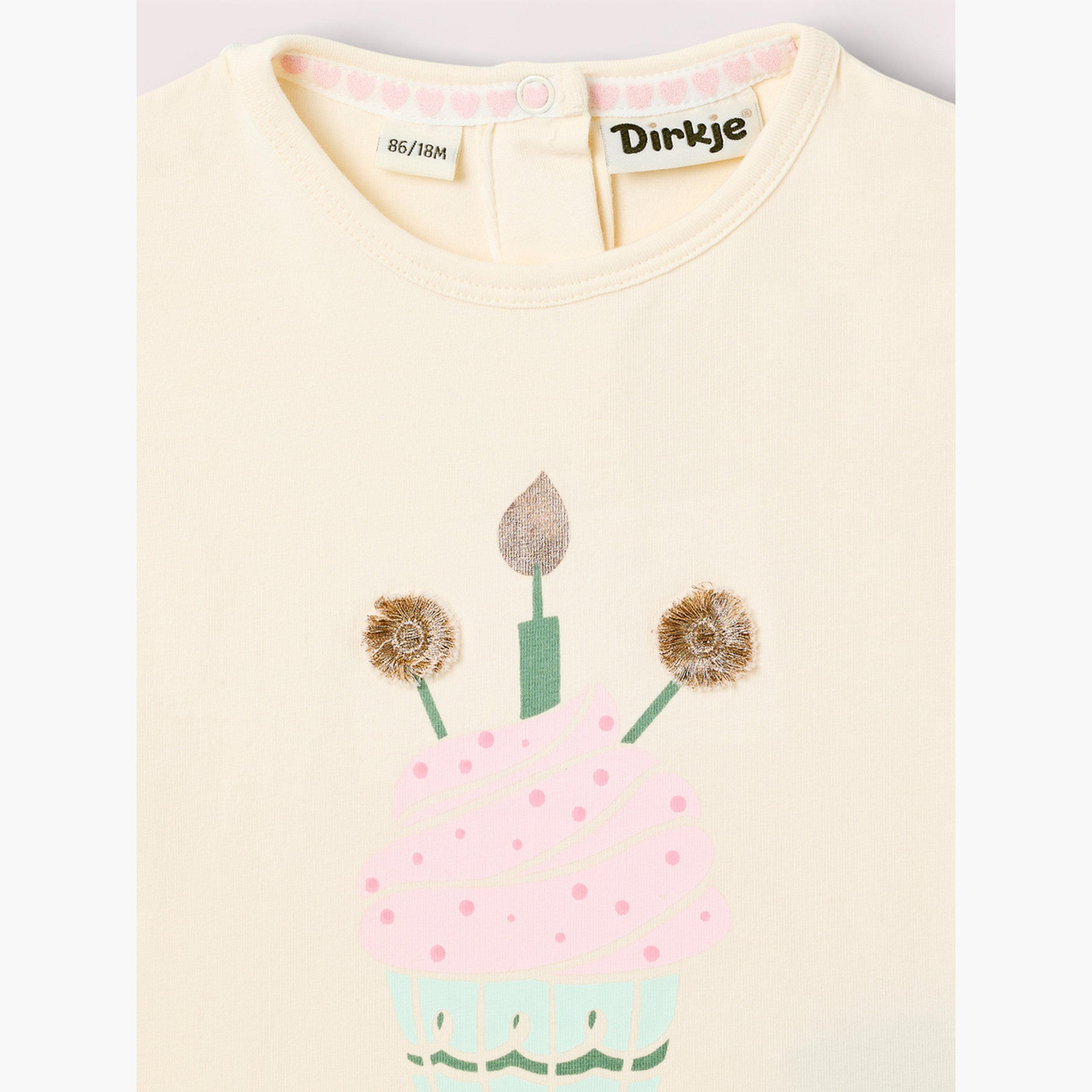 مجموعة من شورت بلوزة بطبعة جرافيك-girls-clothing-setsandcoords-image-5