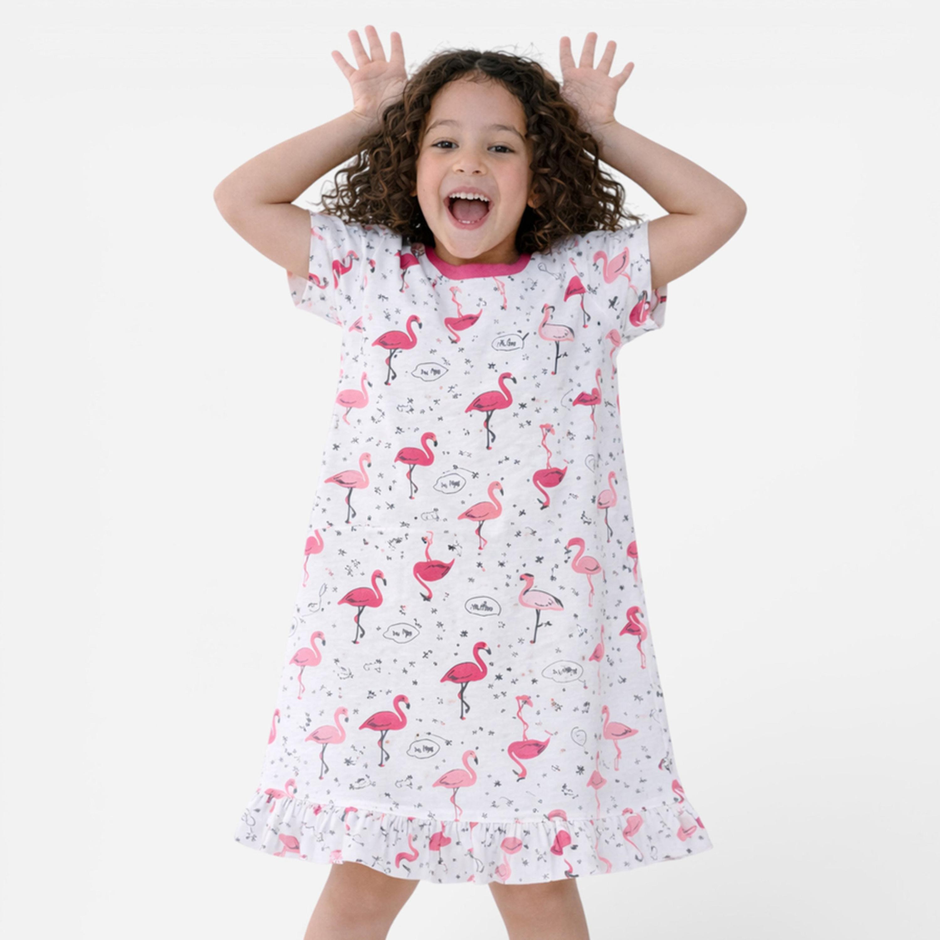 قميص نوم بطبعة للبنات-girls-clothing-nightwear-image-1