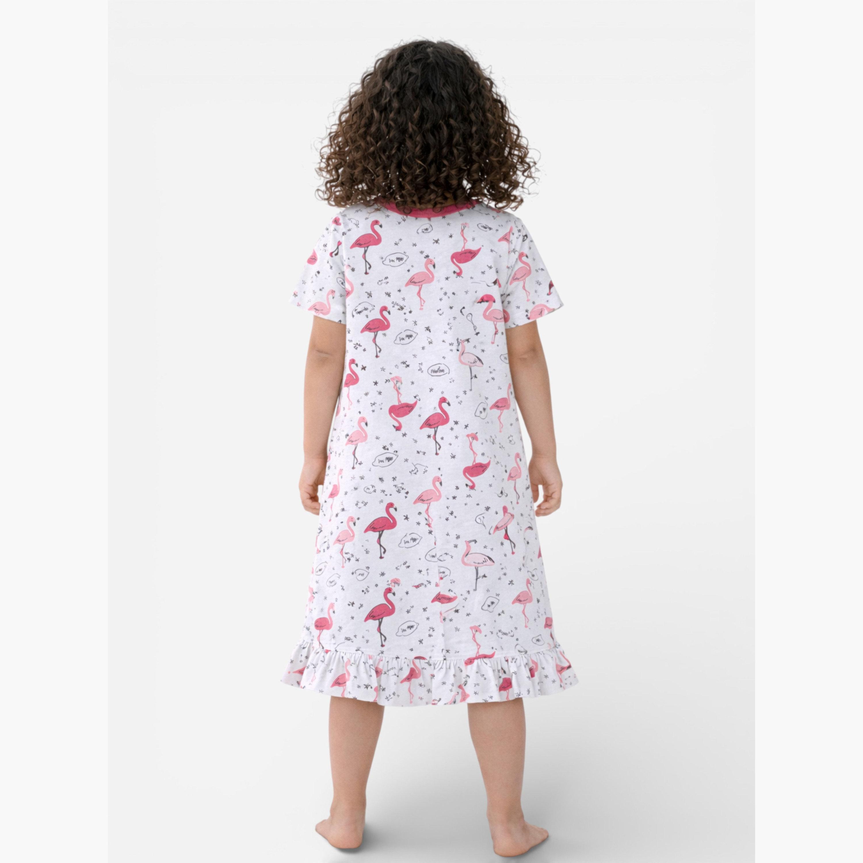 قميص نوم بطبعة للبنات-girls-clothing-nightwear-image-2