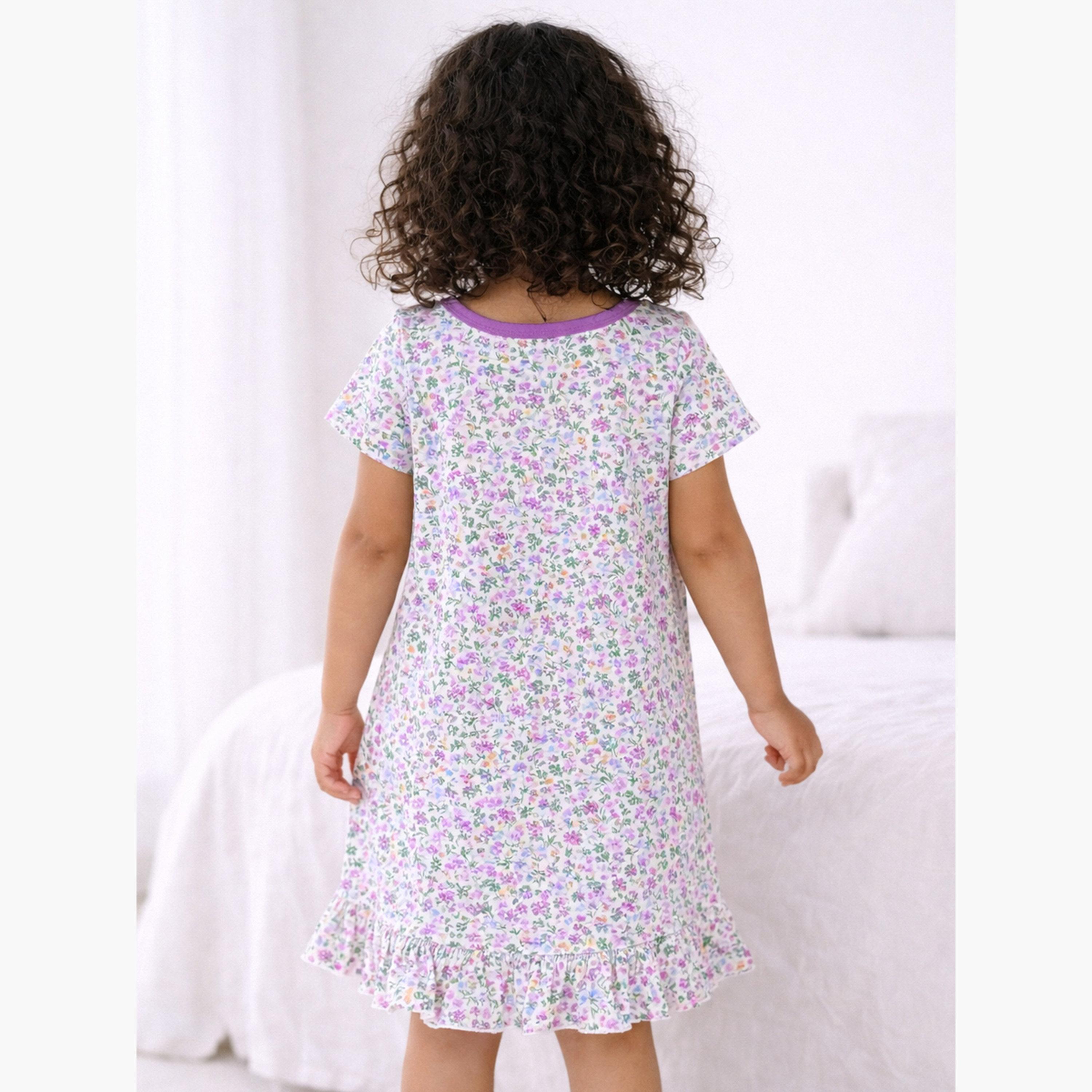 قميص نوم بنقشة زهور للبنات-girls-clothing-nightwear-image-3