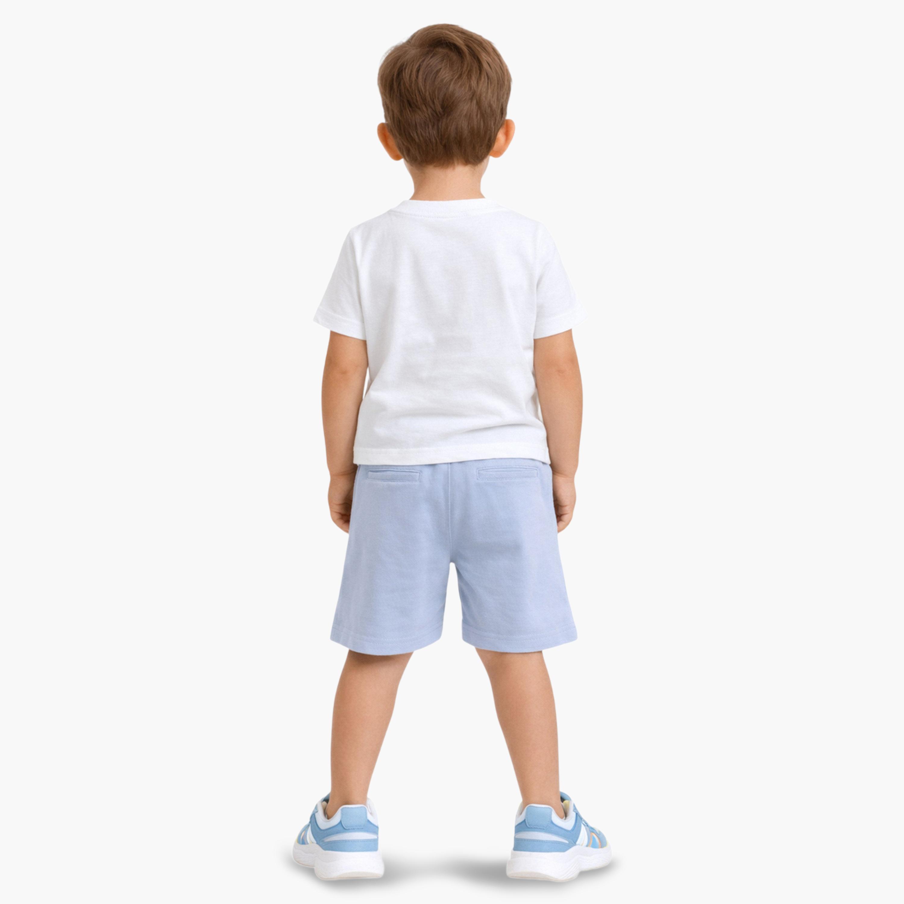 مجموعة من شورت وتيشيرت بياقة دائرية بطبعة-boys-clothing-setsandcoords-image-5